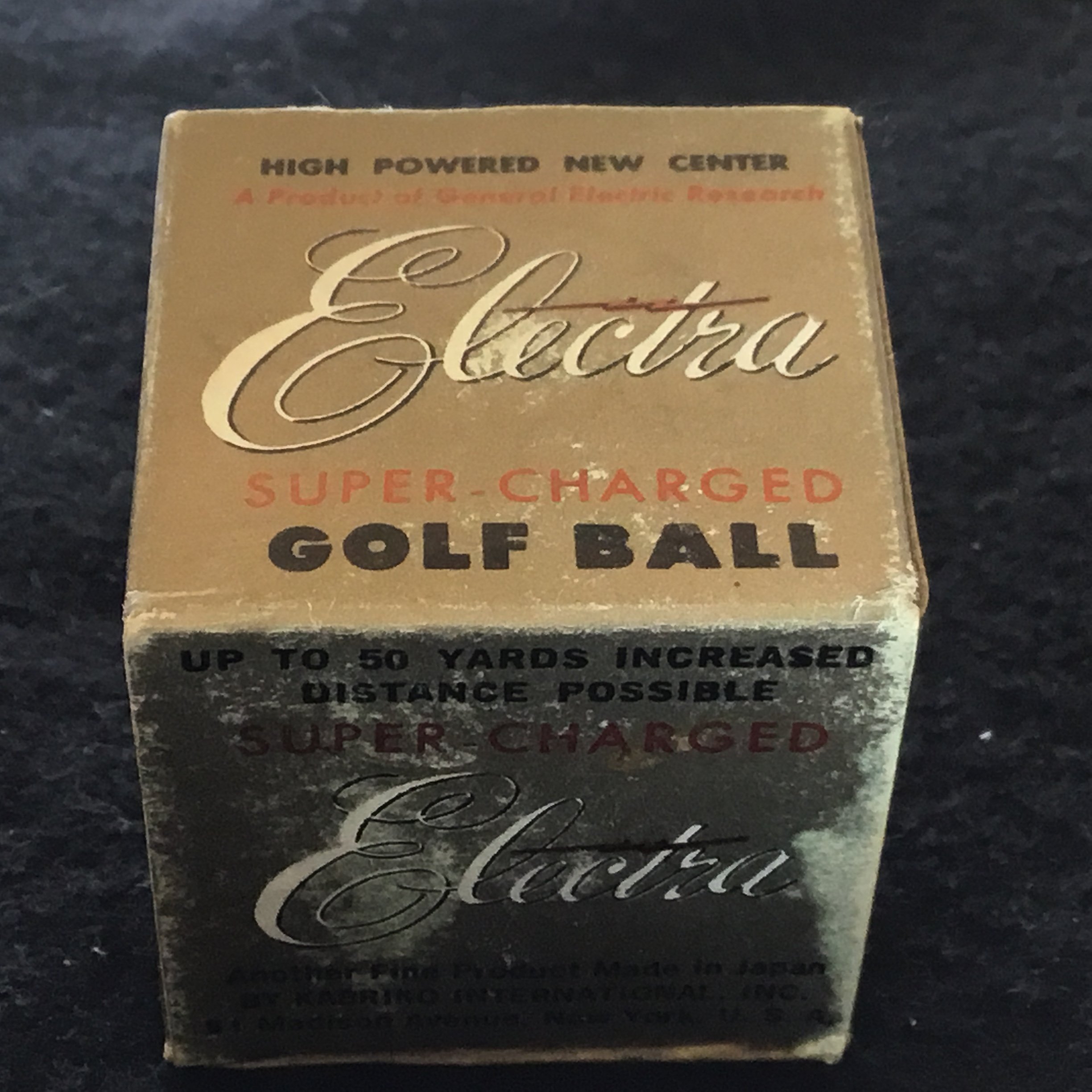 Electra Super Charged boxed golf ball