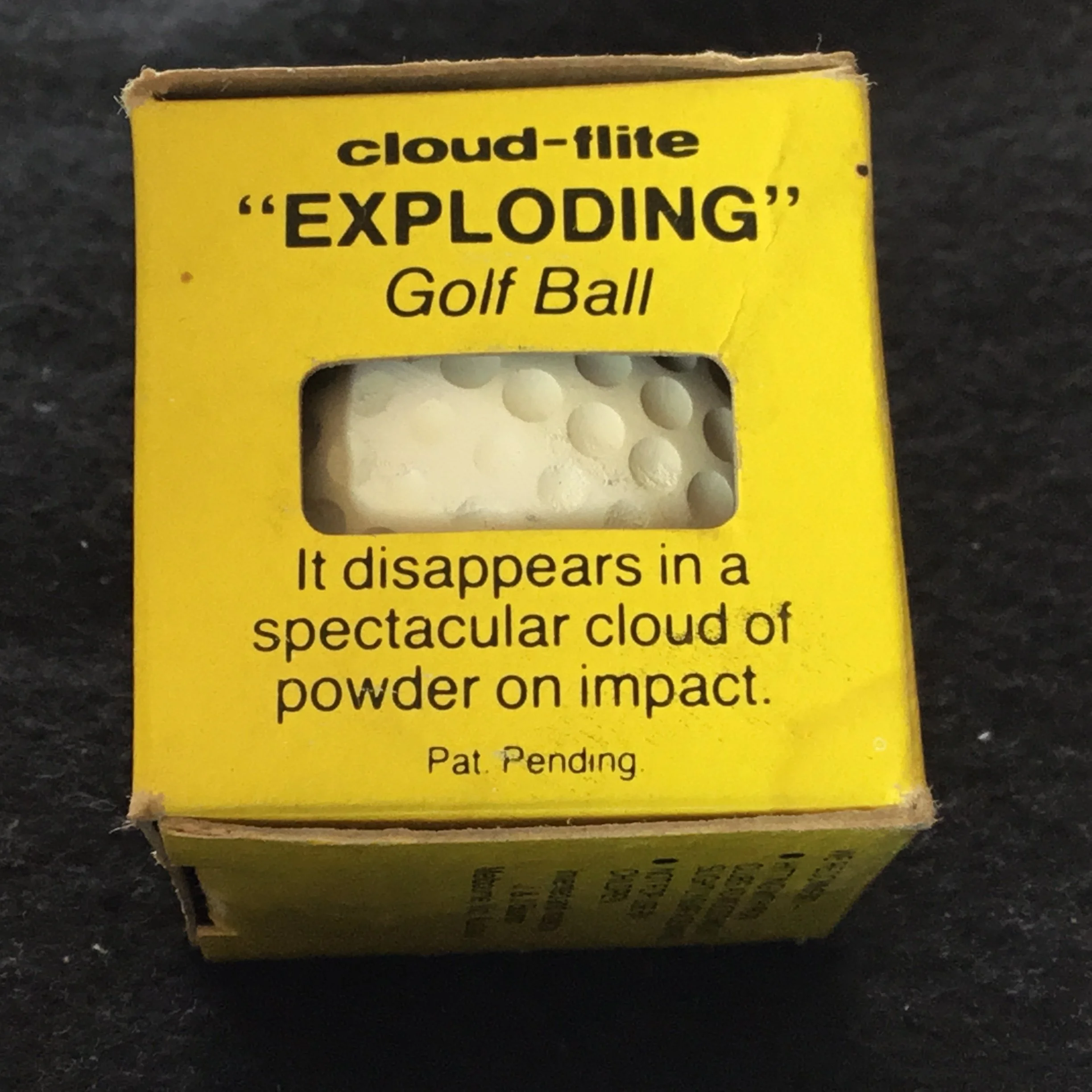 Cloud Flite boxed trick golf ball