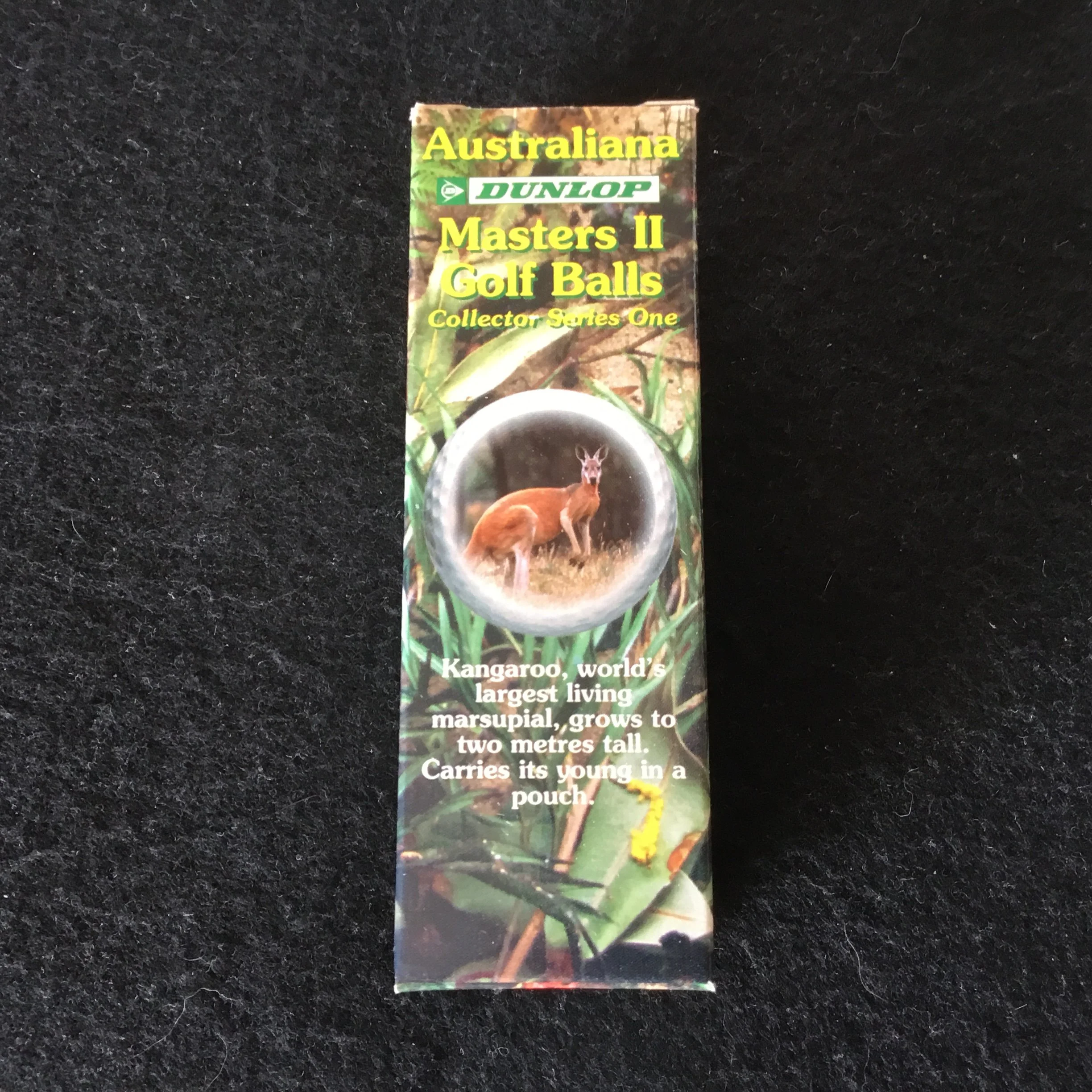 Dunlop Masters 11 Australians Collector Series One sleeve of three logo balls