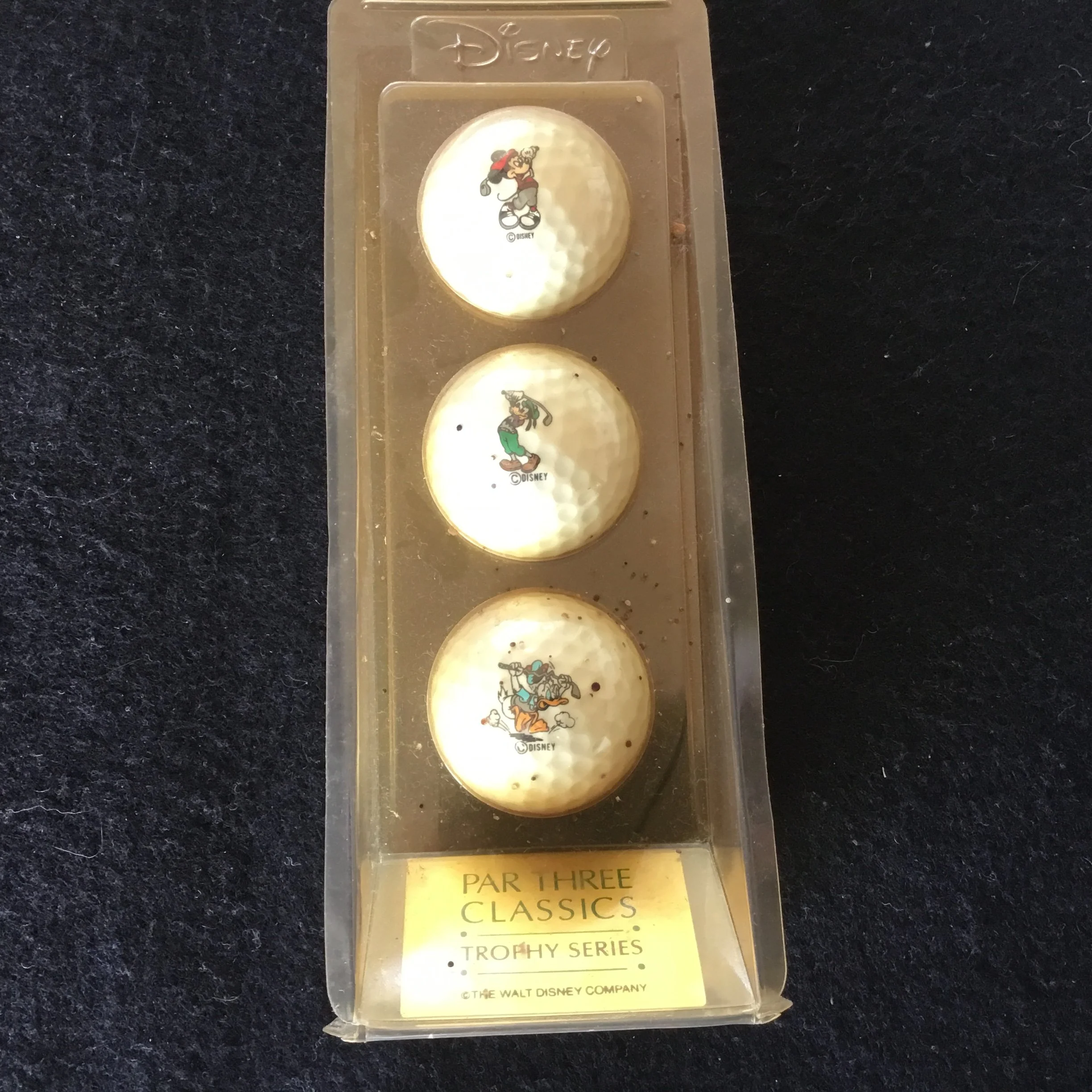 Disney Characters three ball collectors set