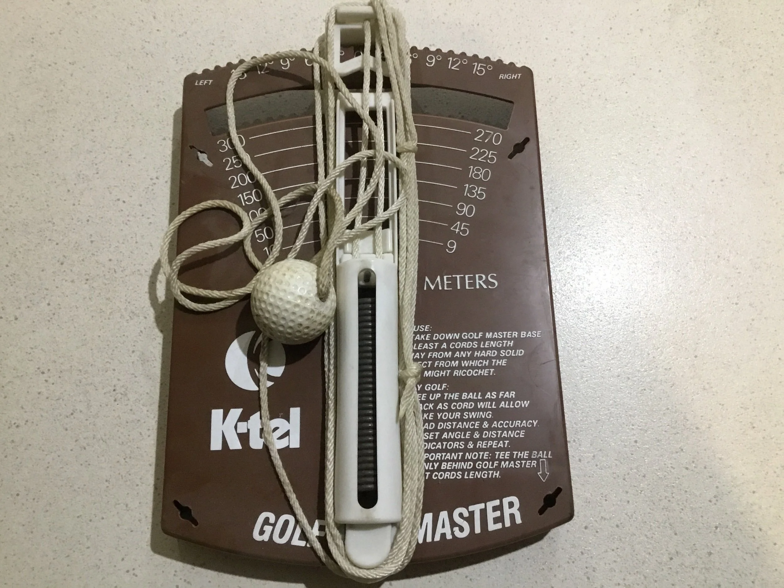 Golf Master K-tel Practise and Distance Measuring Aid