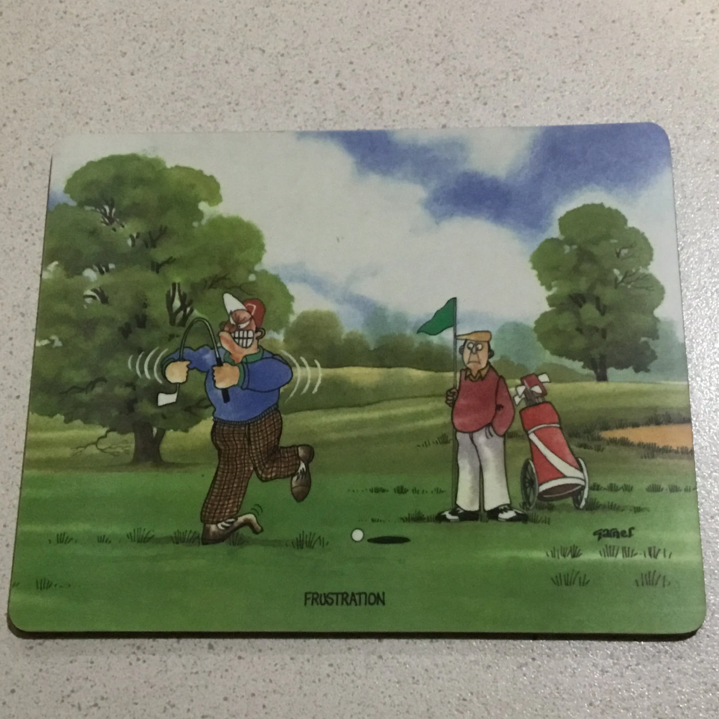Golf Print Place Mats by Garner - two of four