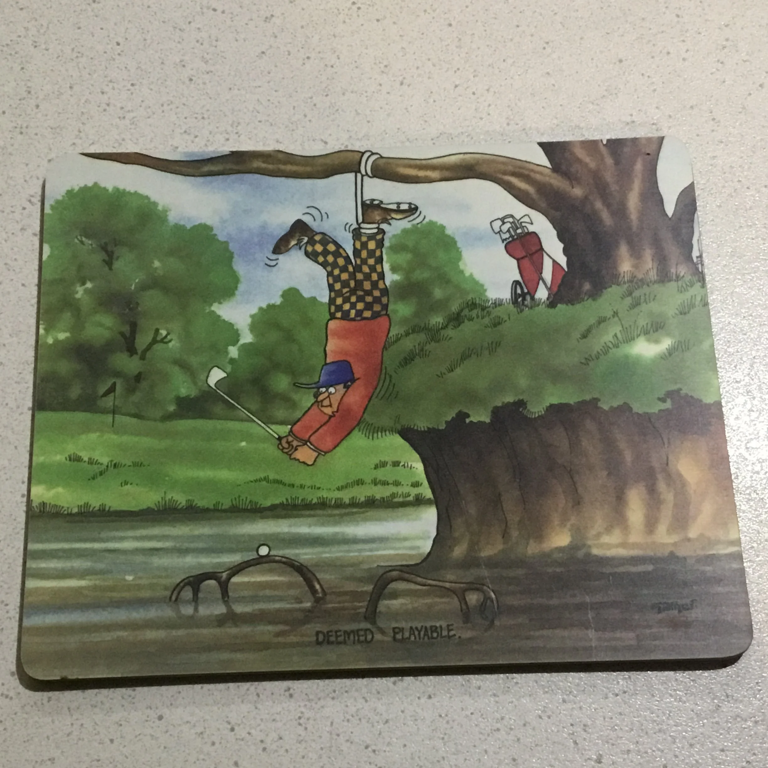 Golf Print Place Mats by Garner - four of four