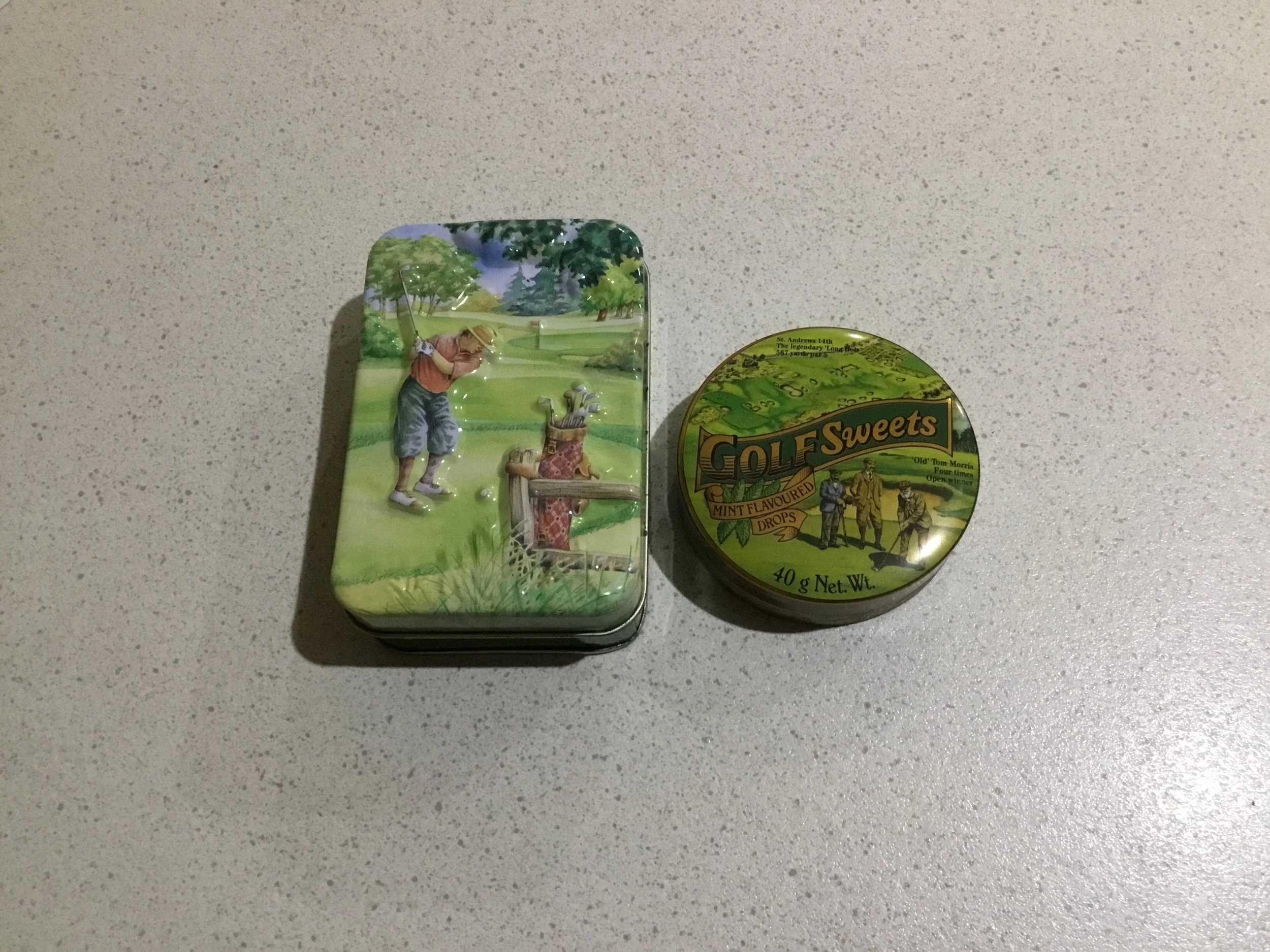 Golf Theme Sweets Tins