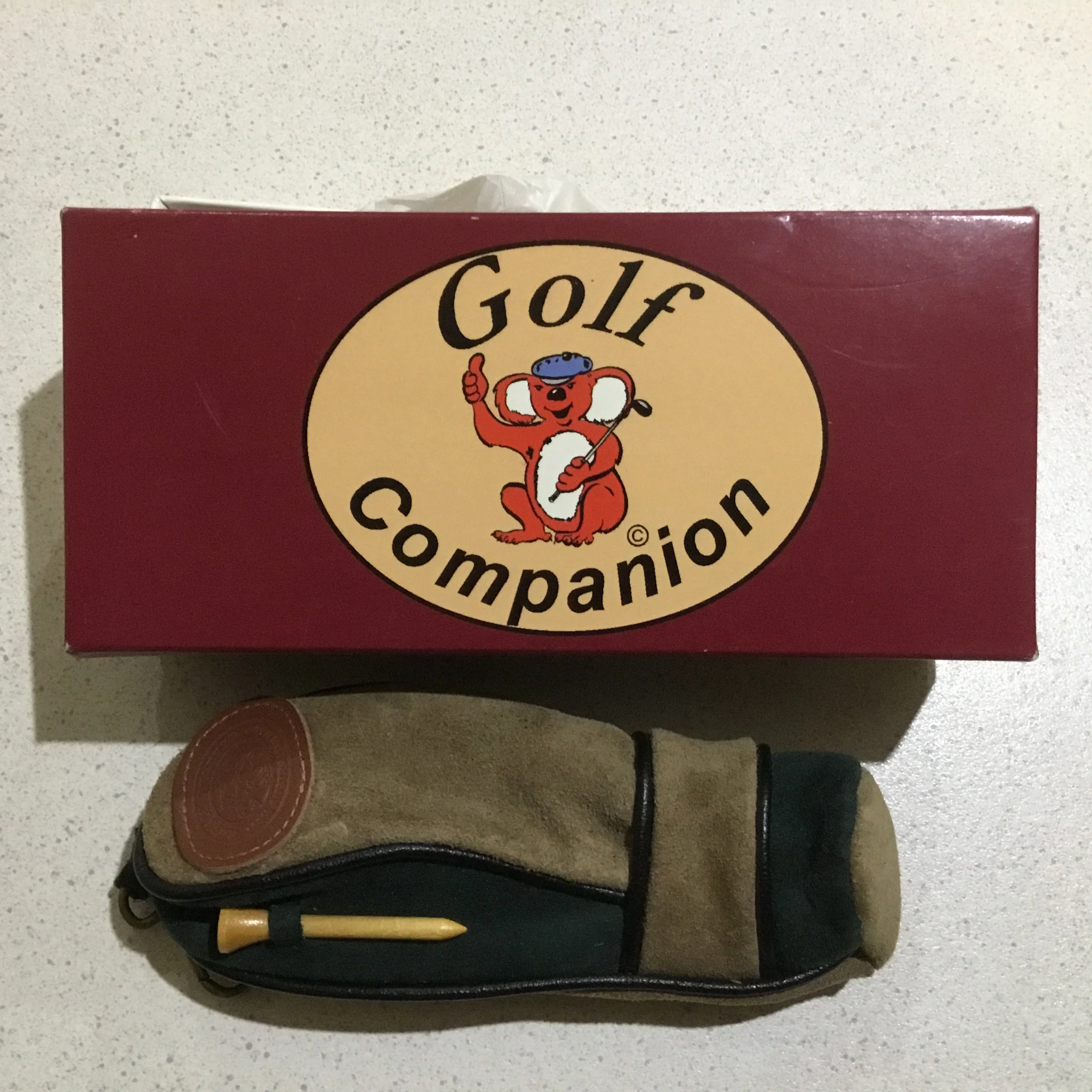 Golf Companion Leather three ball holder