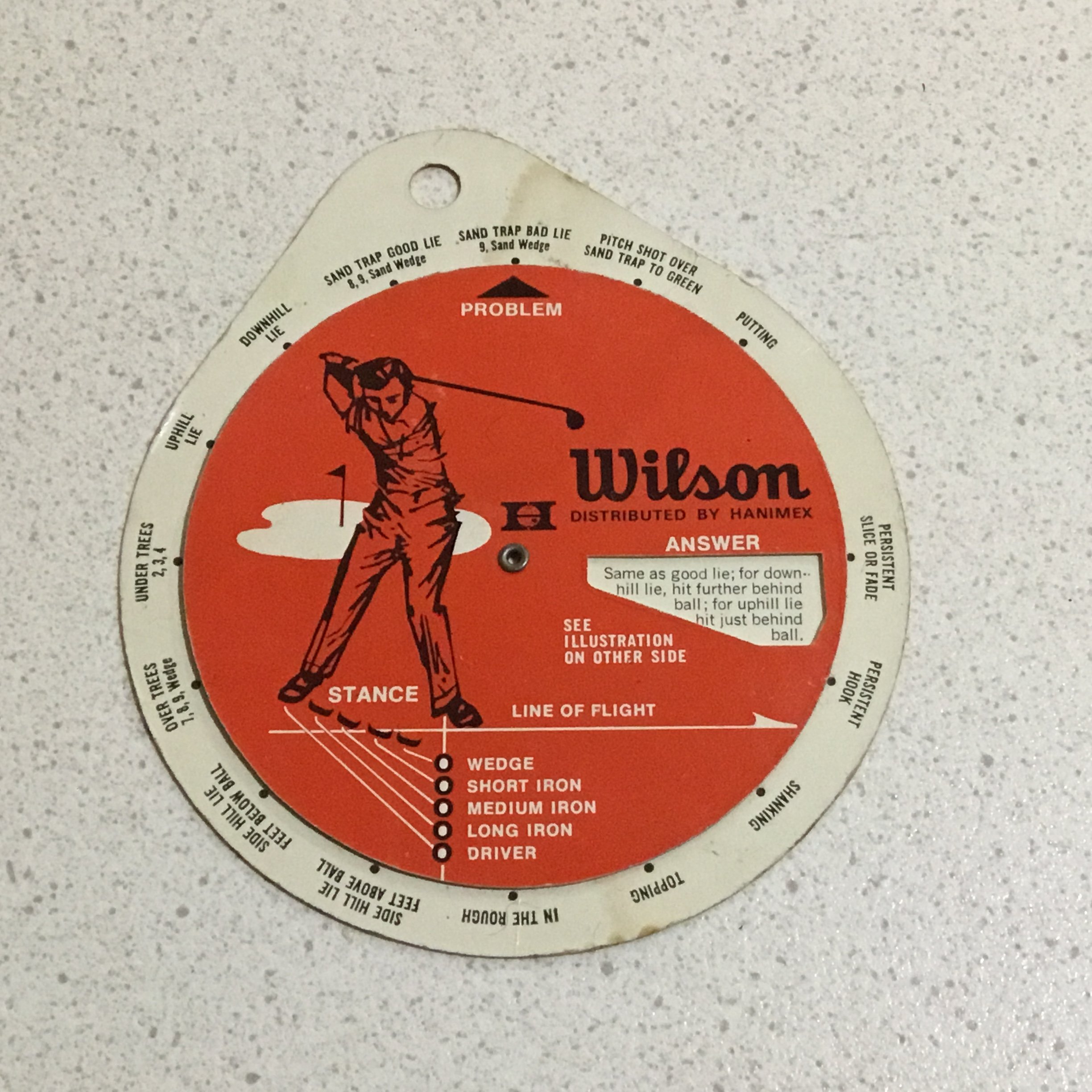 Wilson Golf Problem Solver Tag