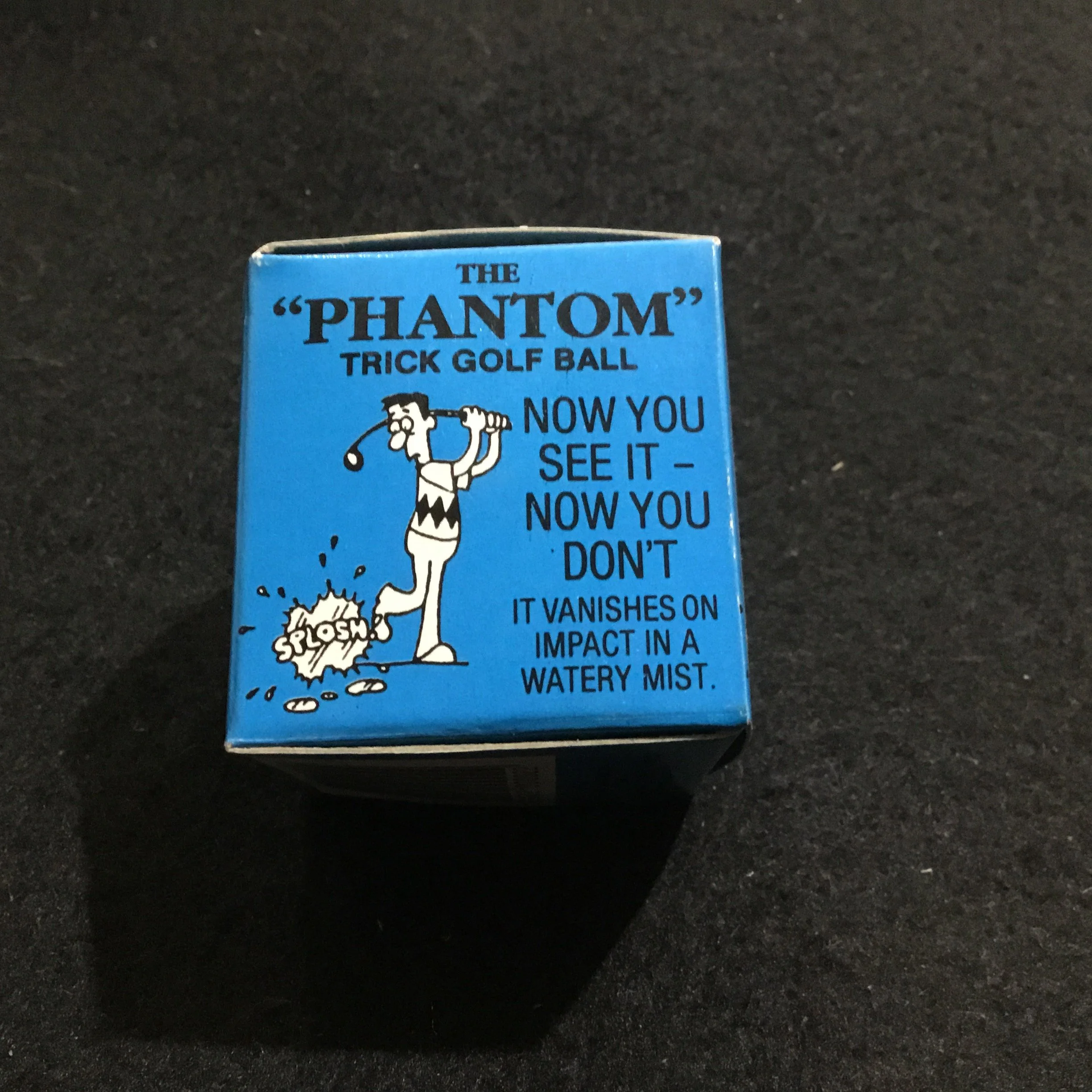 The Phantom trick boxed golf ball