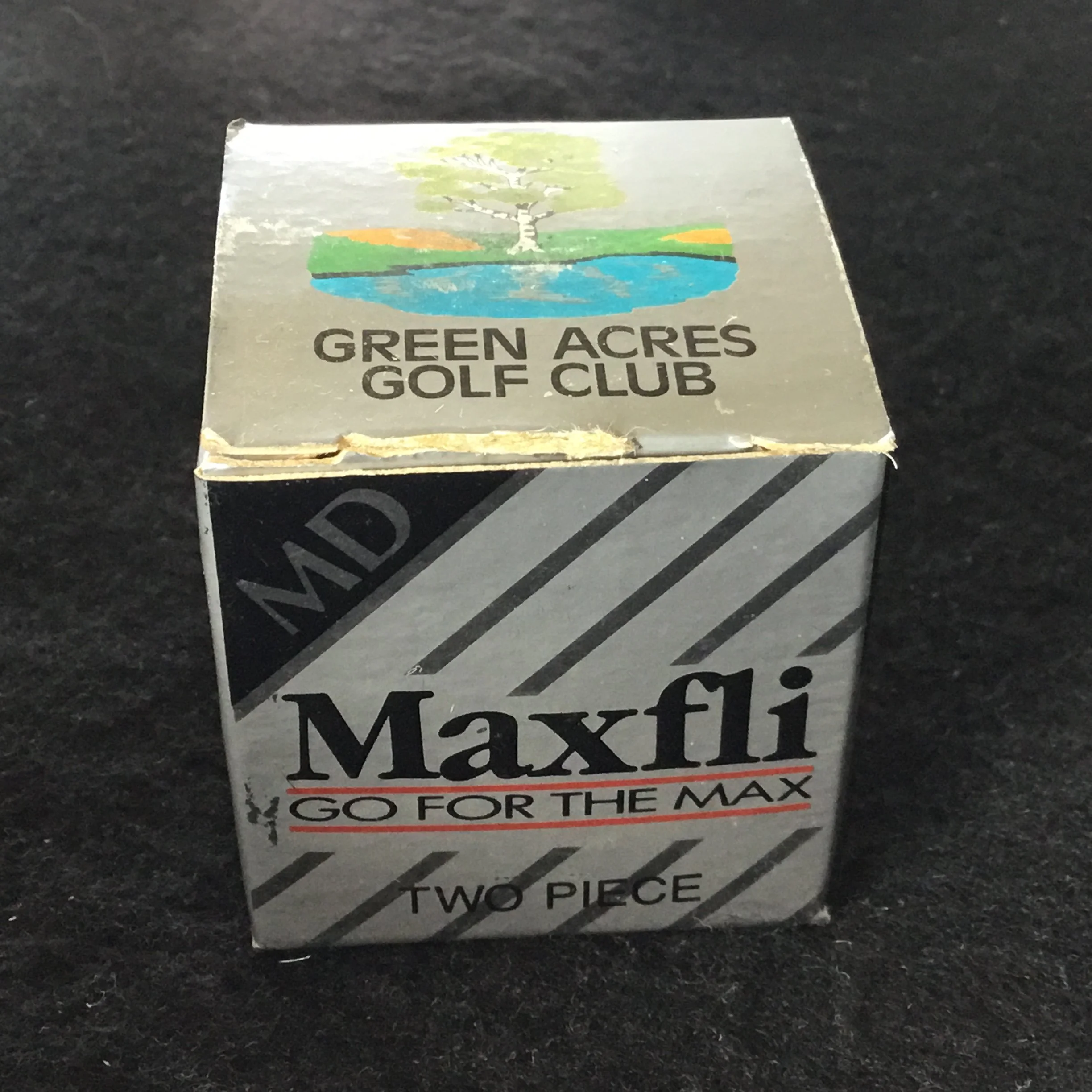 Green Acres Golf Club boxed ball