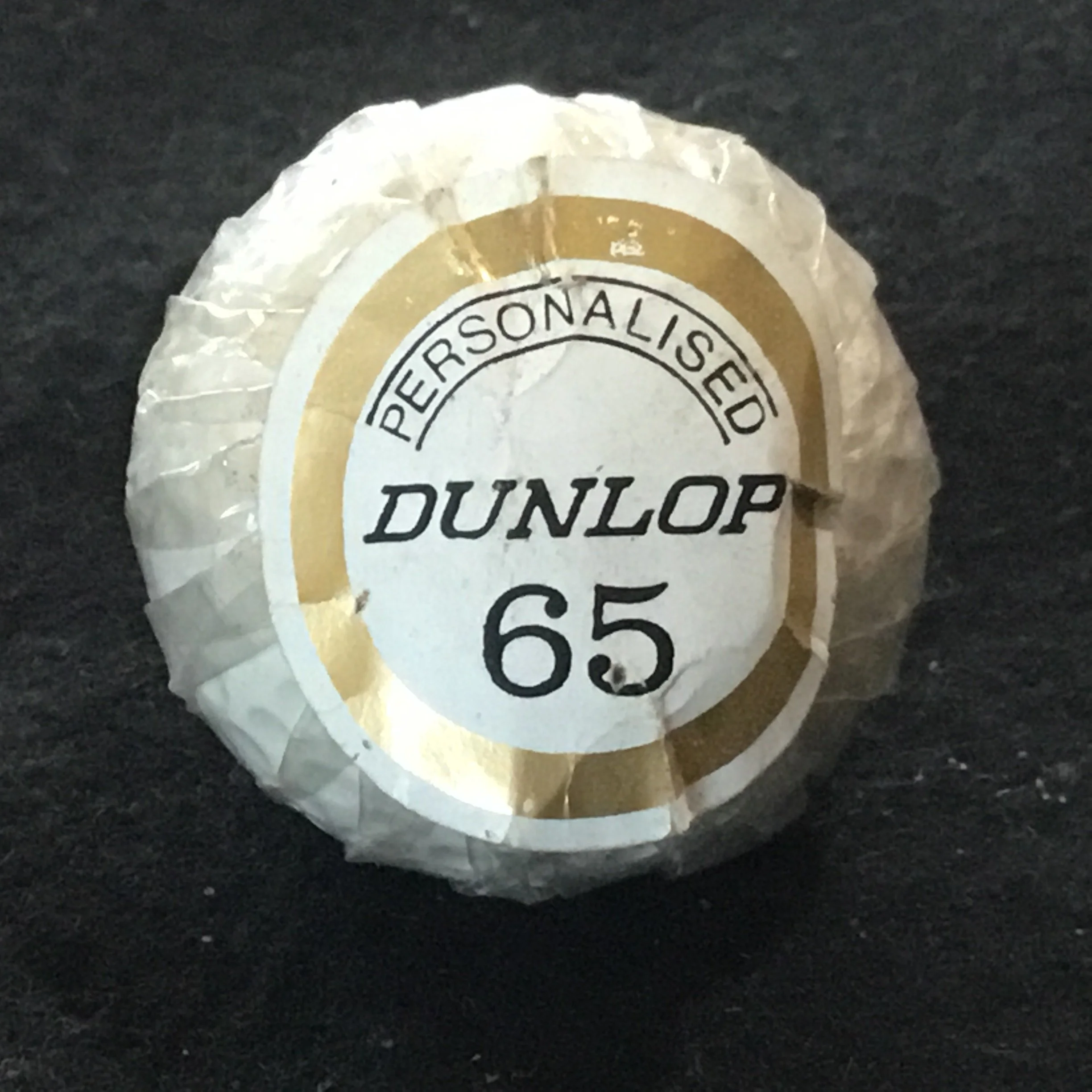 Dunlop 65 Personalised wrapped ball