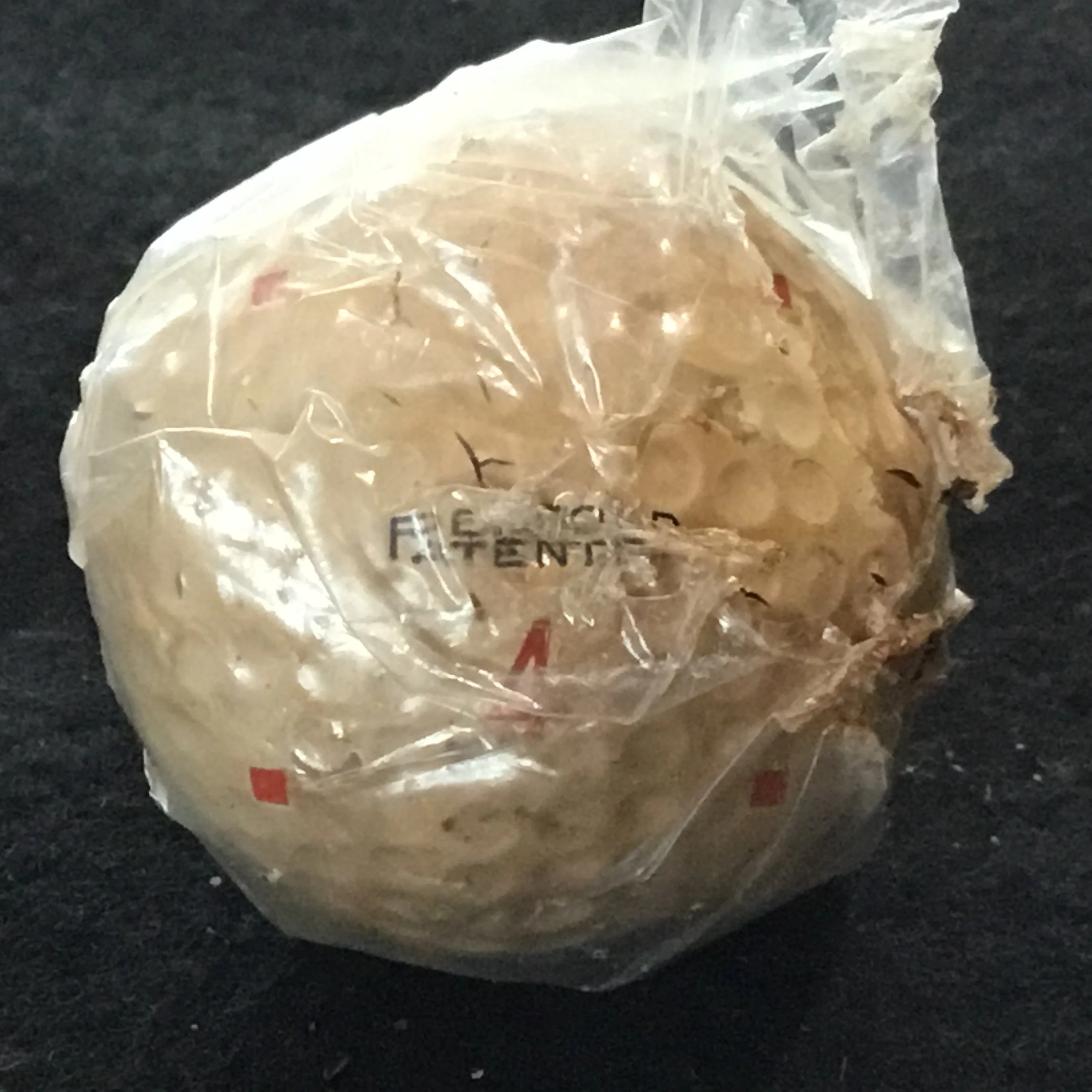 Penfold Patented Diamond Dot wrapped golf ball