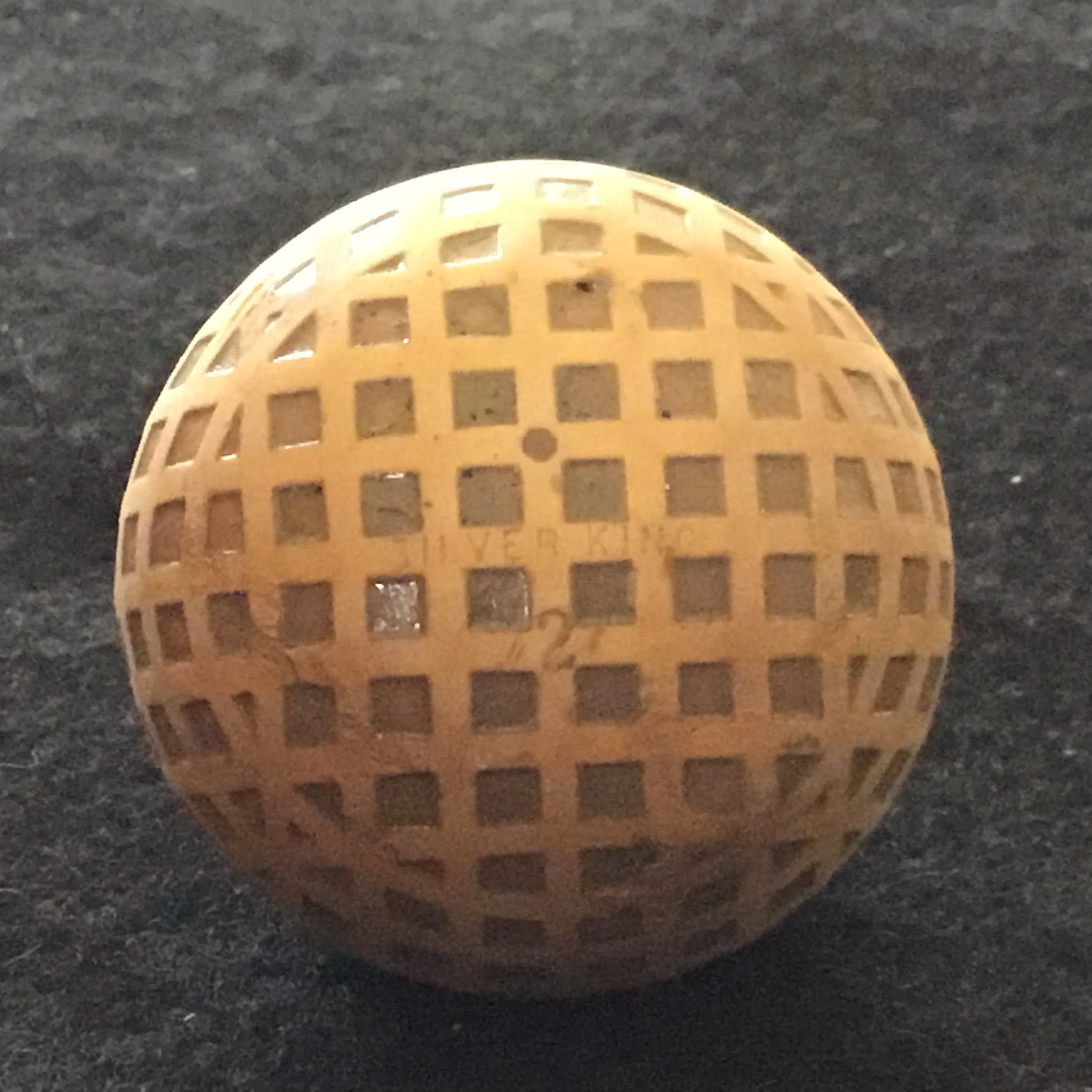 Silver King Square Dimple Gutta Percha Ball