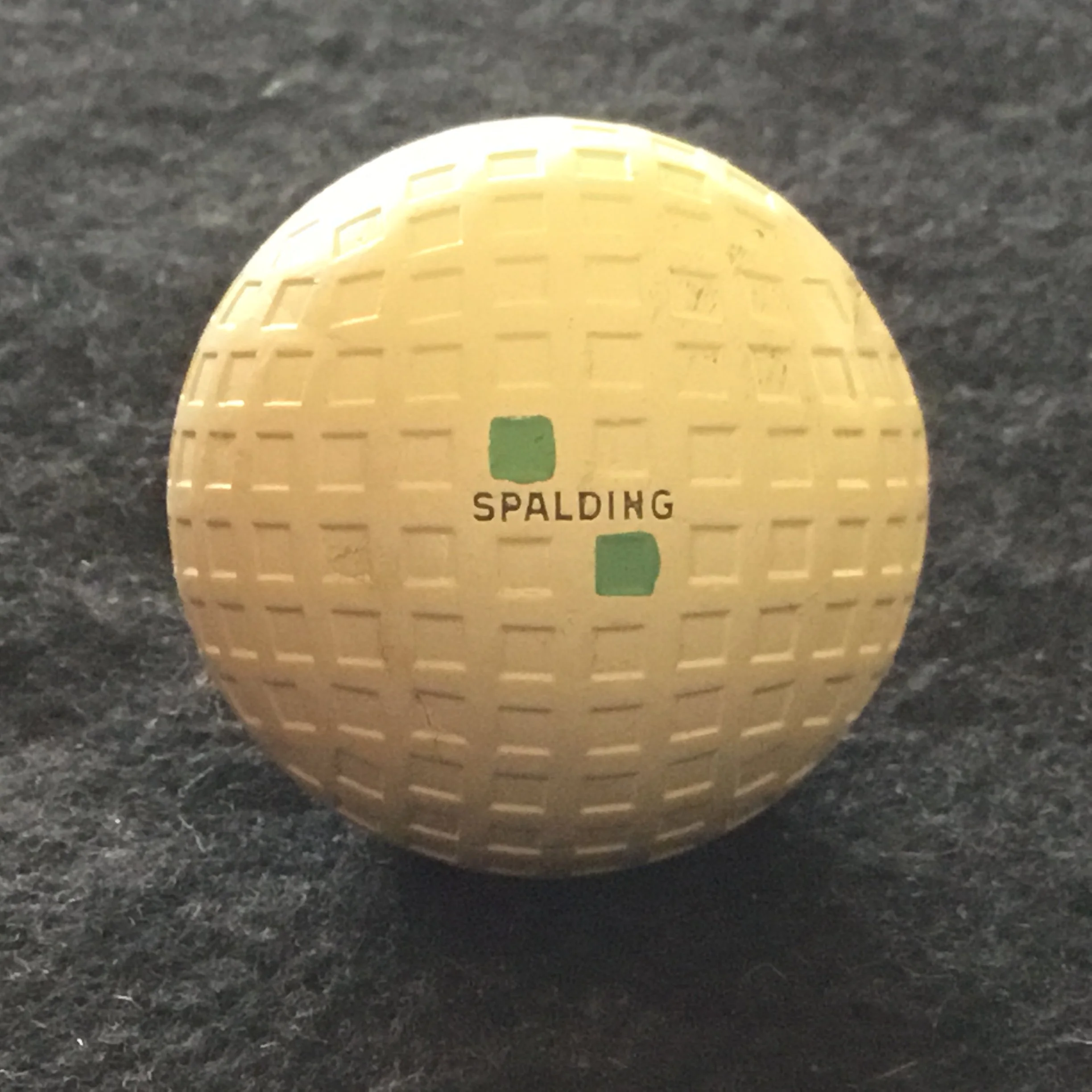 Spalding Kro Flite Double Green Square Mesh Gutta Percha Ball