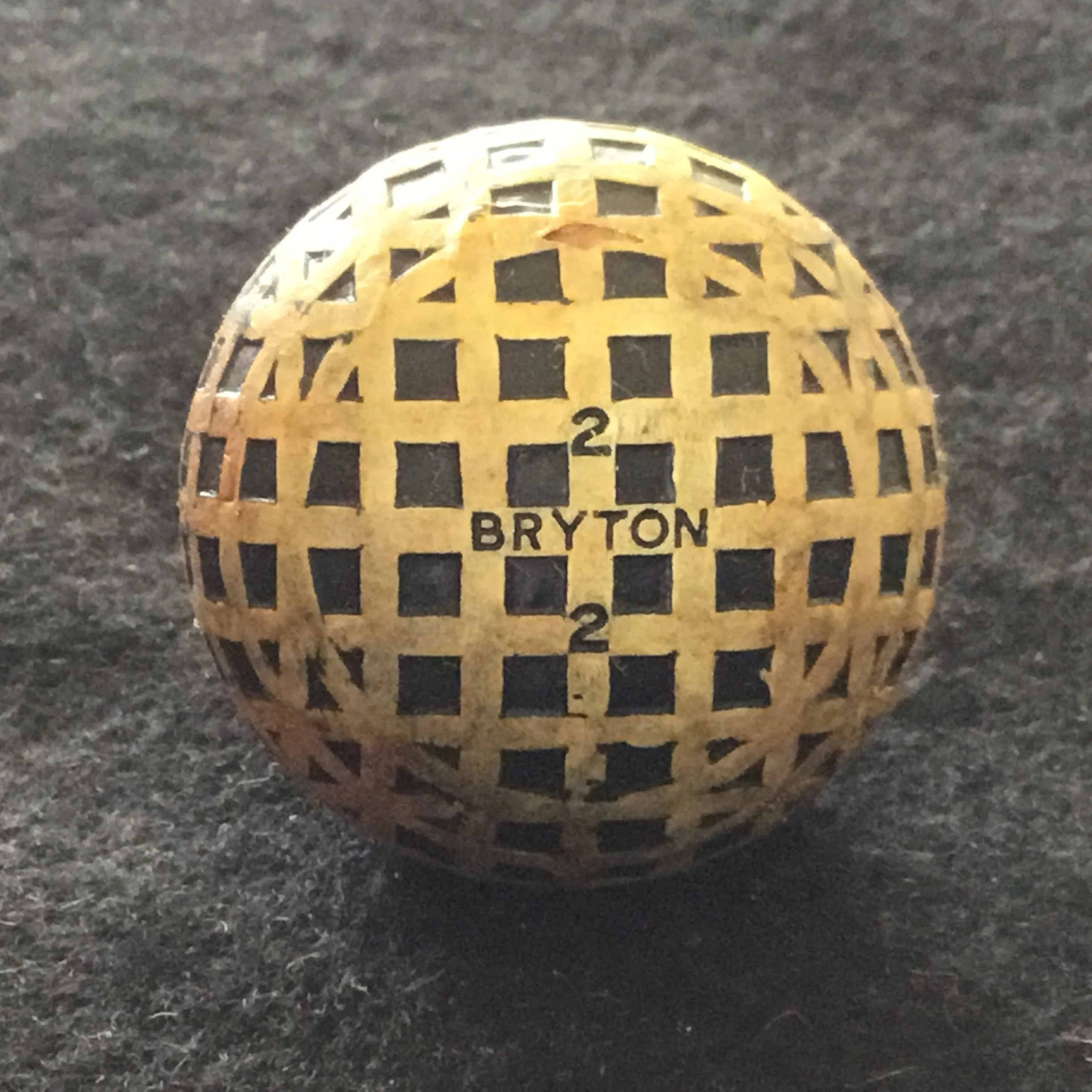 Bryton Square Mesh Gutta Percha reconditioned pond ball