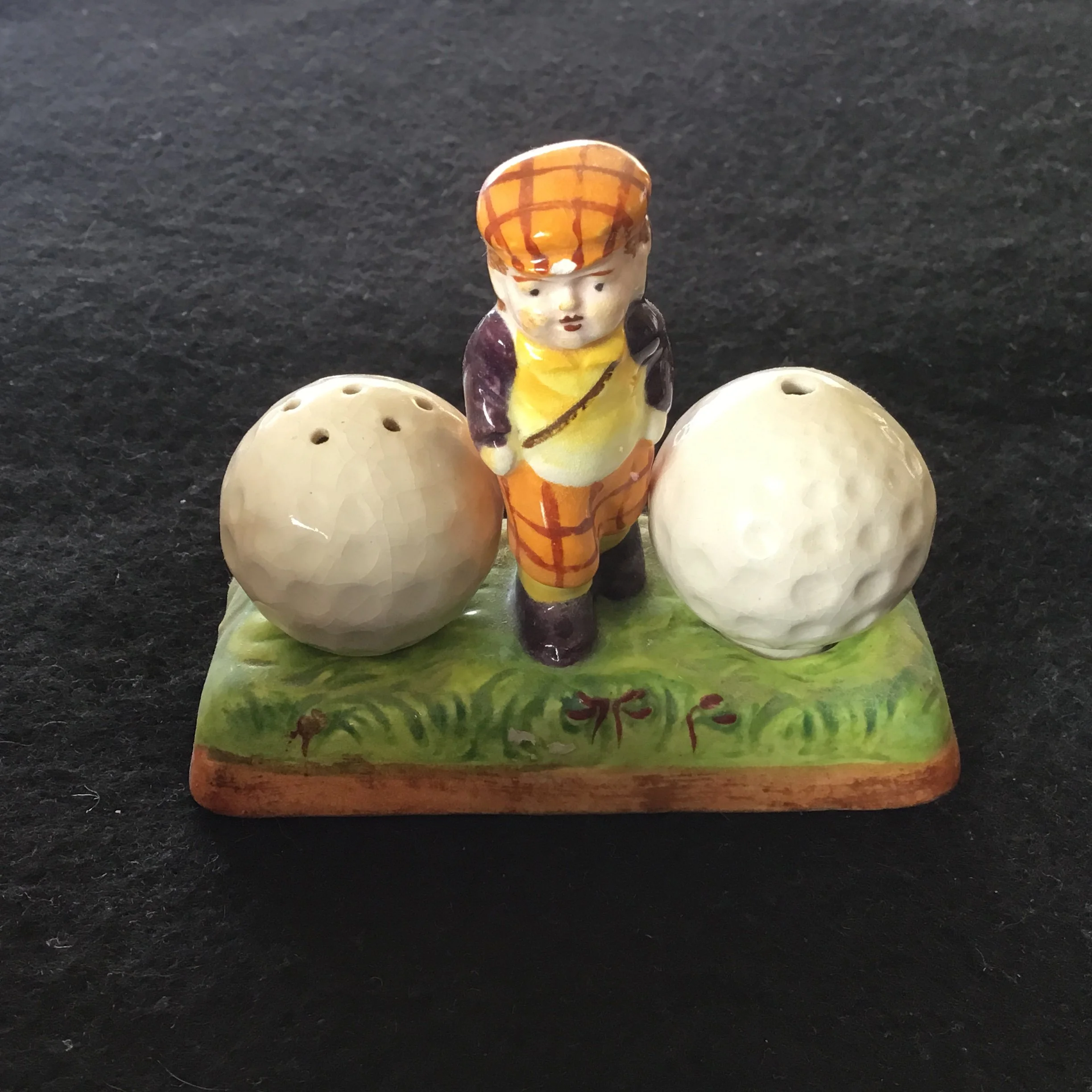 Golf Theme Salt and Pepper Shakers - made in Japan