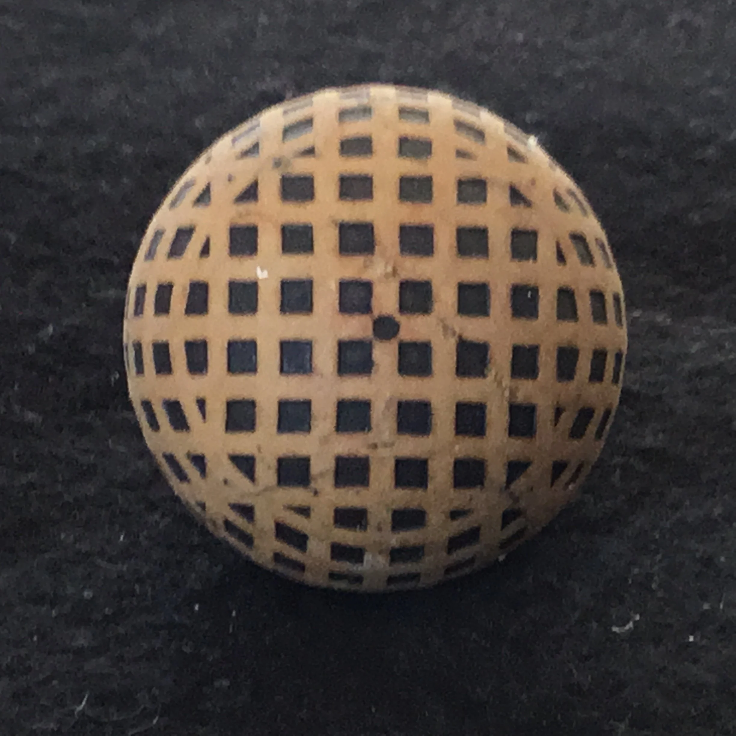 No Name Square Mesh Gutta Percha reconditioned pond ball