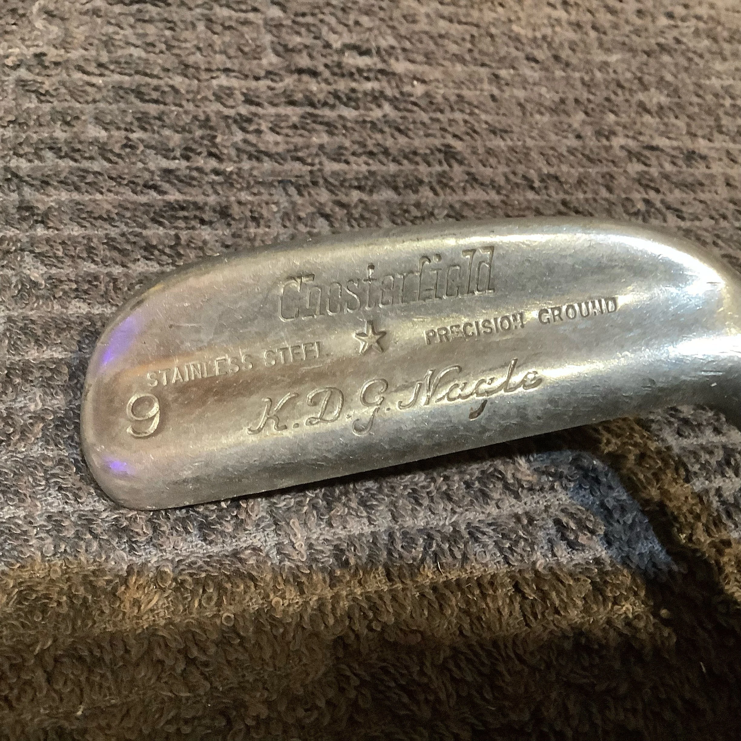 Putter - Chesterfield K.D.G.Nagle Autographed 