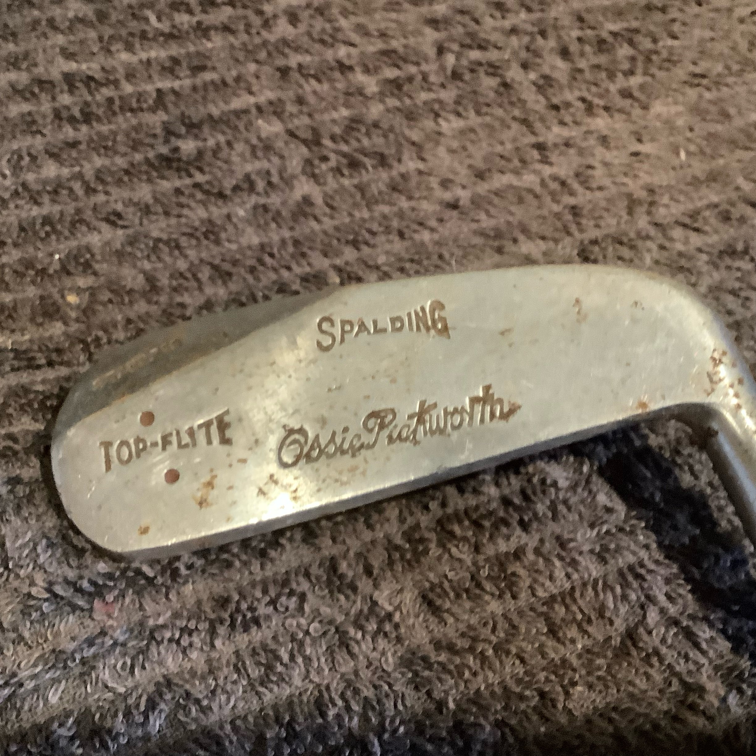 Putter - Ossis Pickworth Autographed Spalding Top-Flite