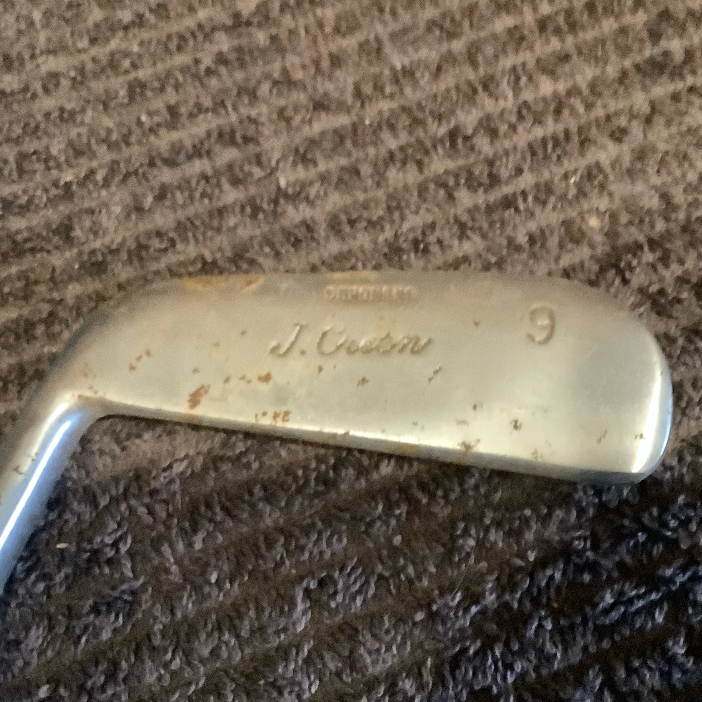 Putter - J Green Autographed L/H Cane ite Shaft 