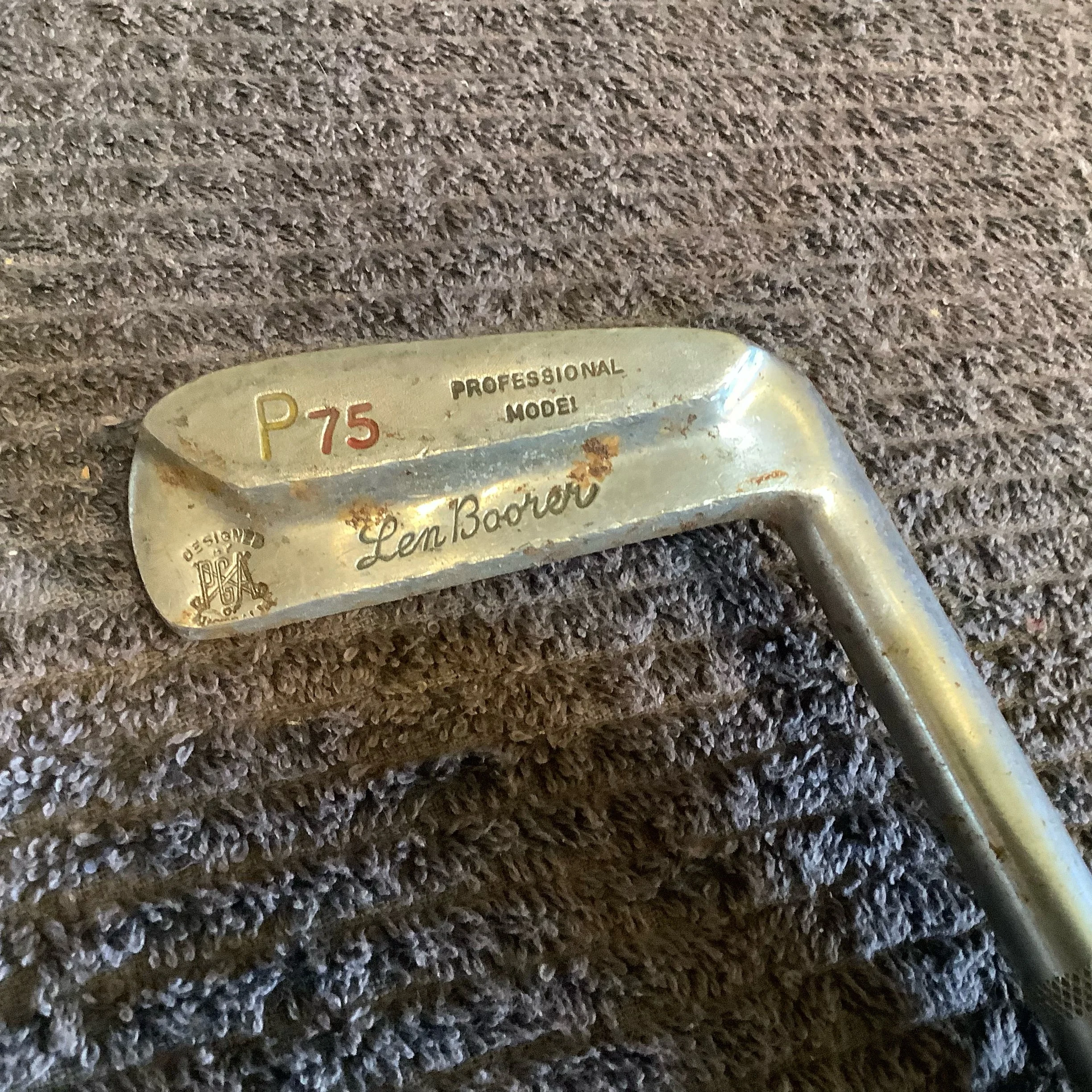 Putter - PGA P75 Len Boorer Autographed 