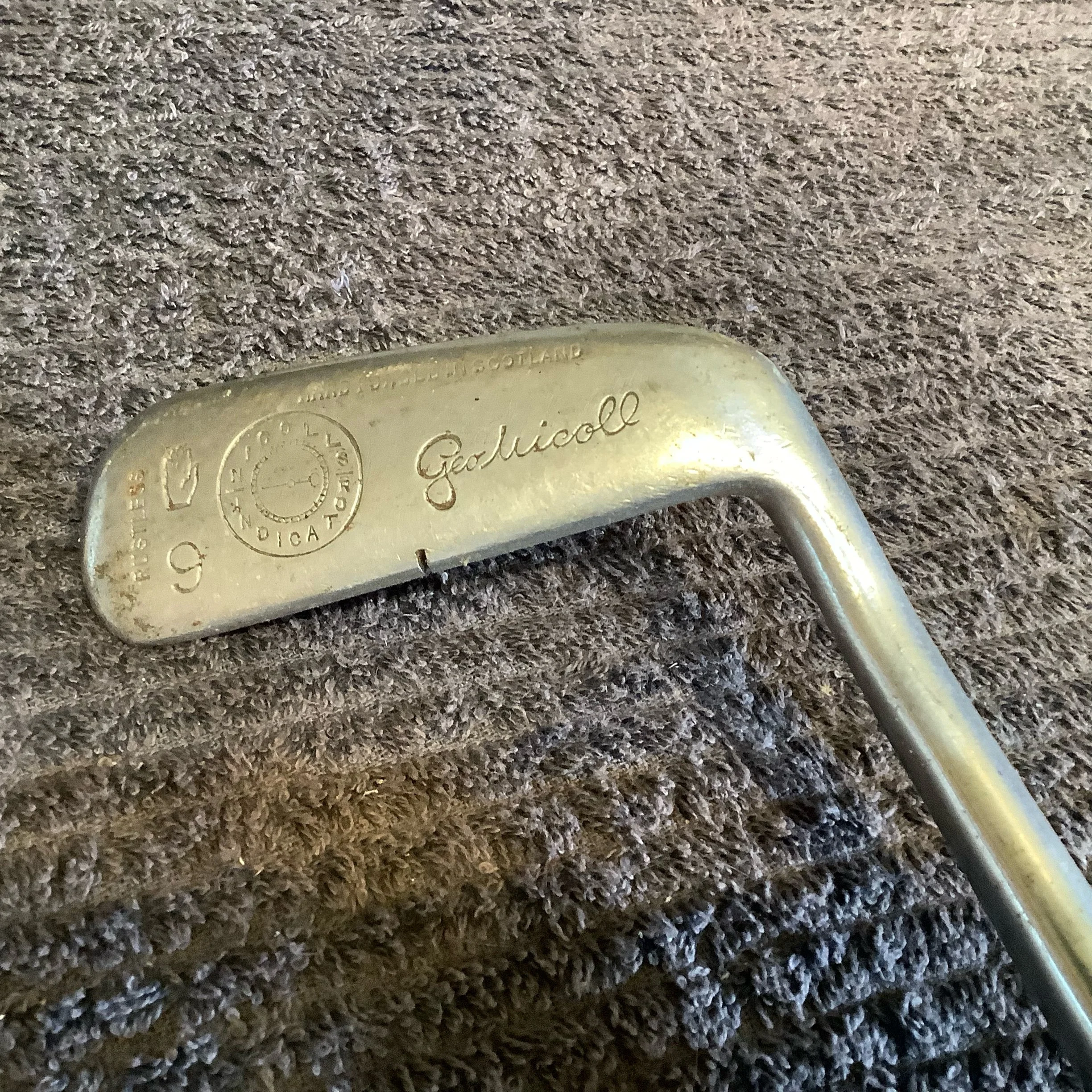 Putter - Nicolls Indicator Geo Nicoll Autographed 