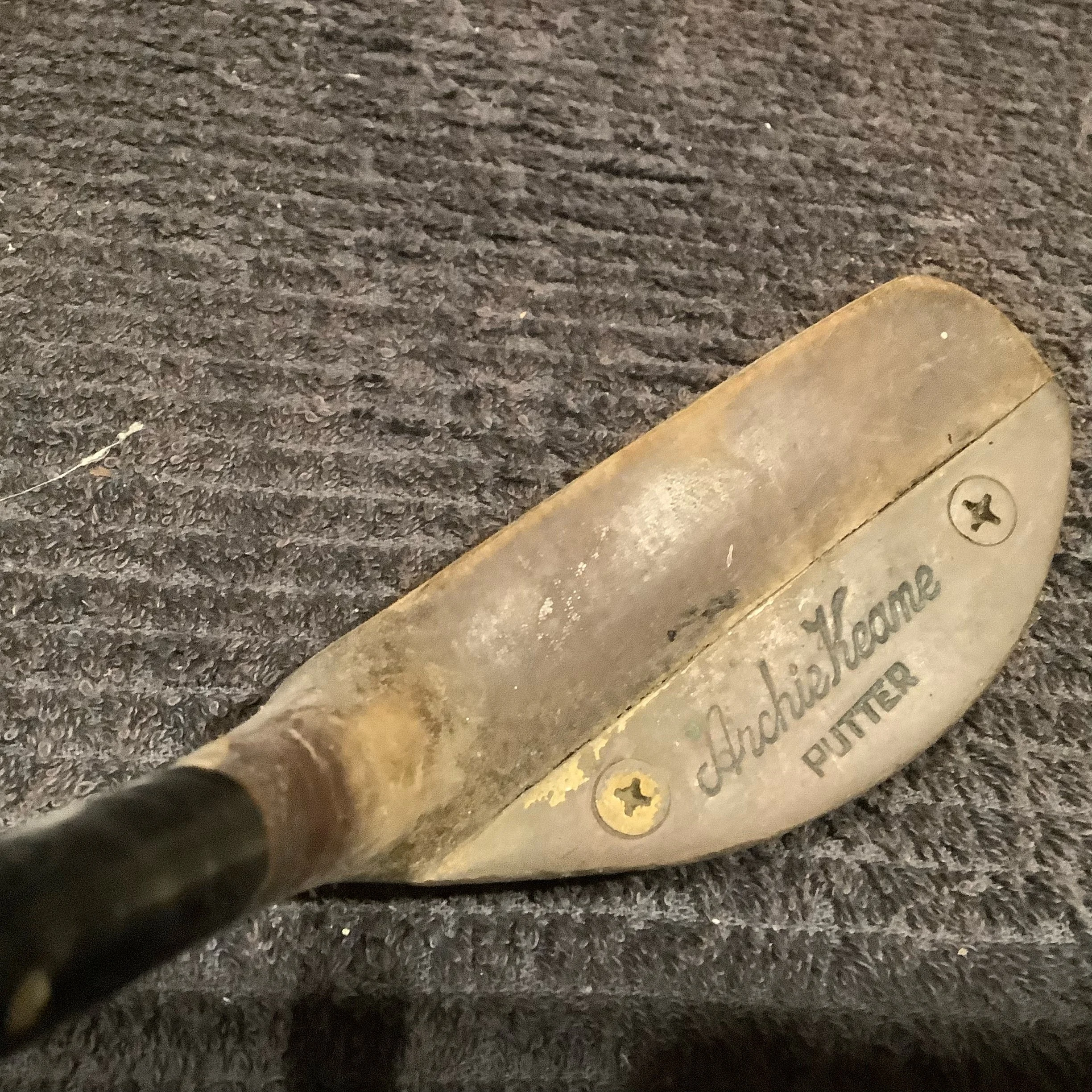 Putter - Archie Kearn Wooden Mallet Head Cane ite Shaft 