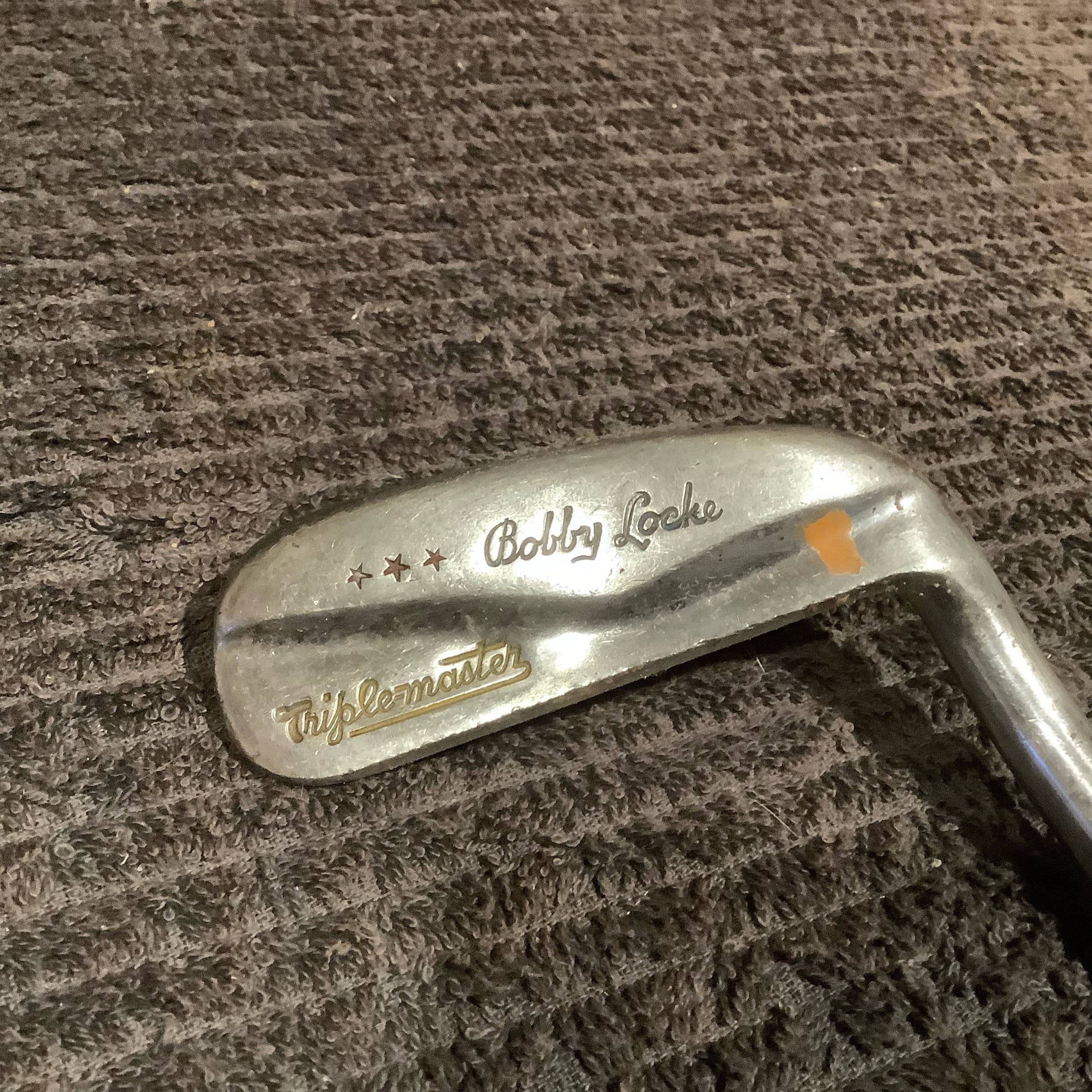 Putter - Slazenger L Bobby Locke Autographed Triple Master