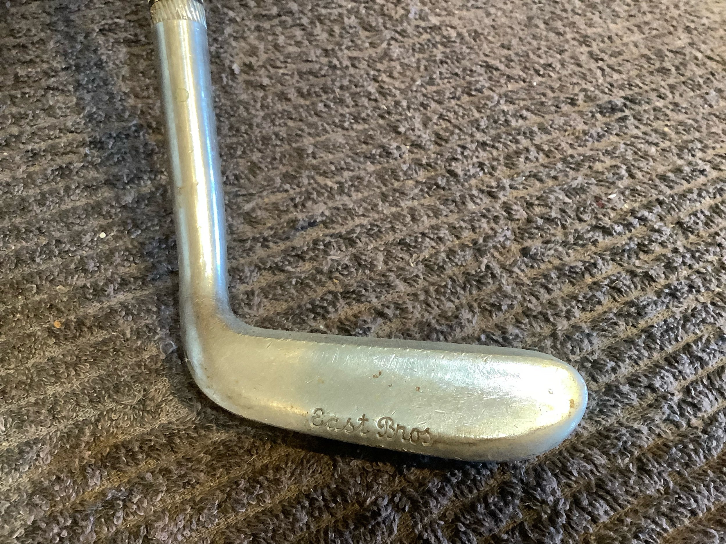Putter - East Bros. Jim Ferrier Autographed Smooth Face Cane ite Shaft 