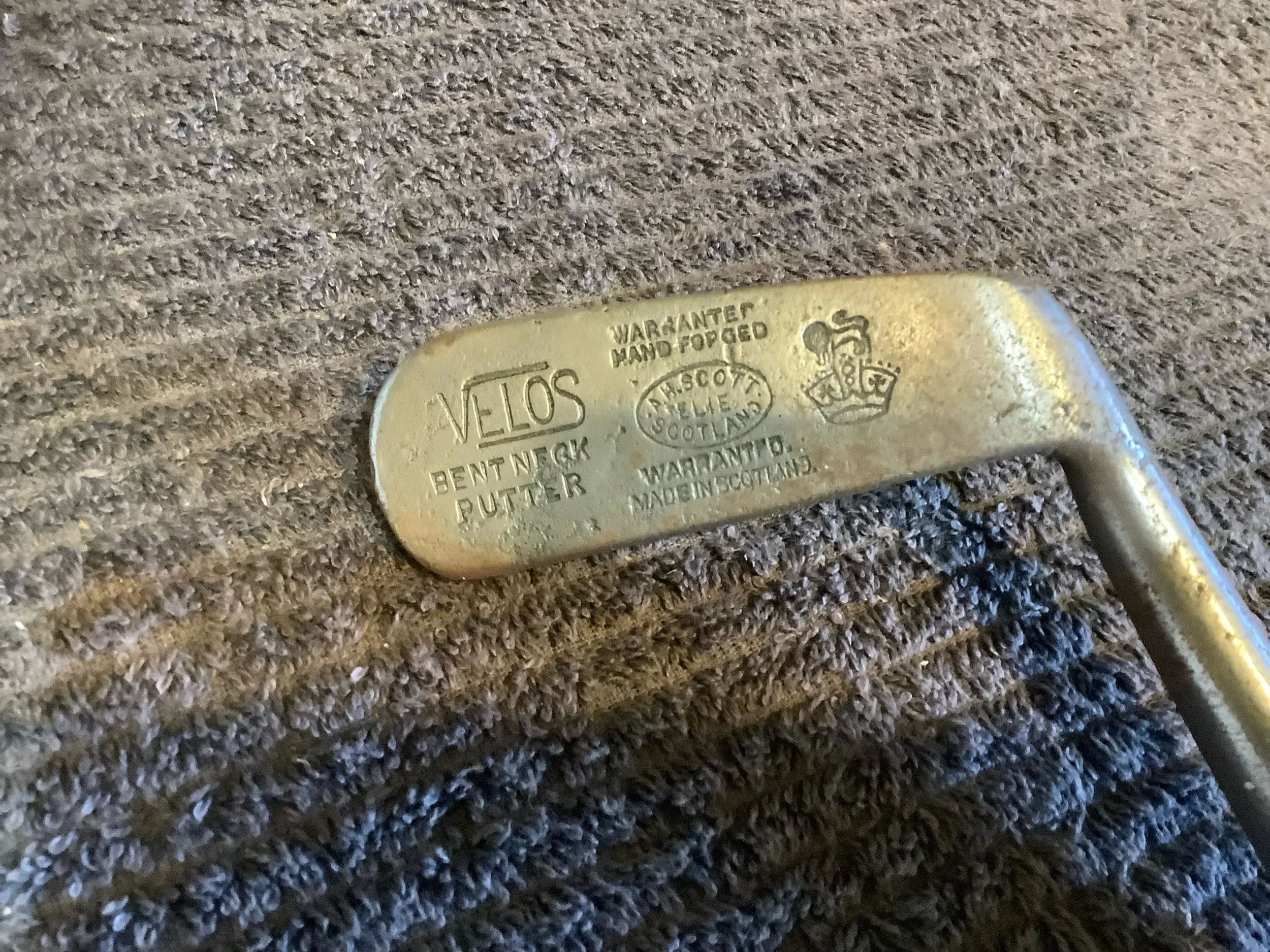 Putter - Velos Bent Neck Hickory Shaft 