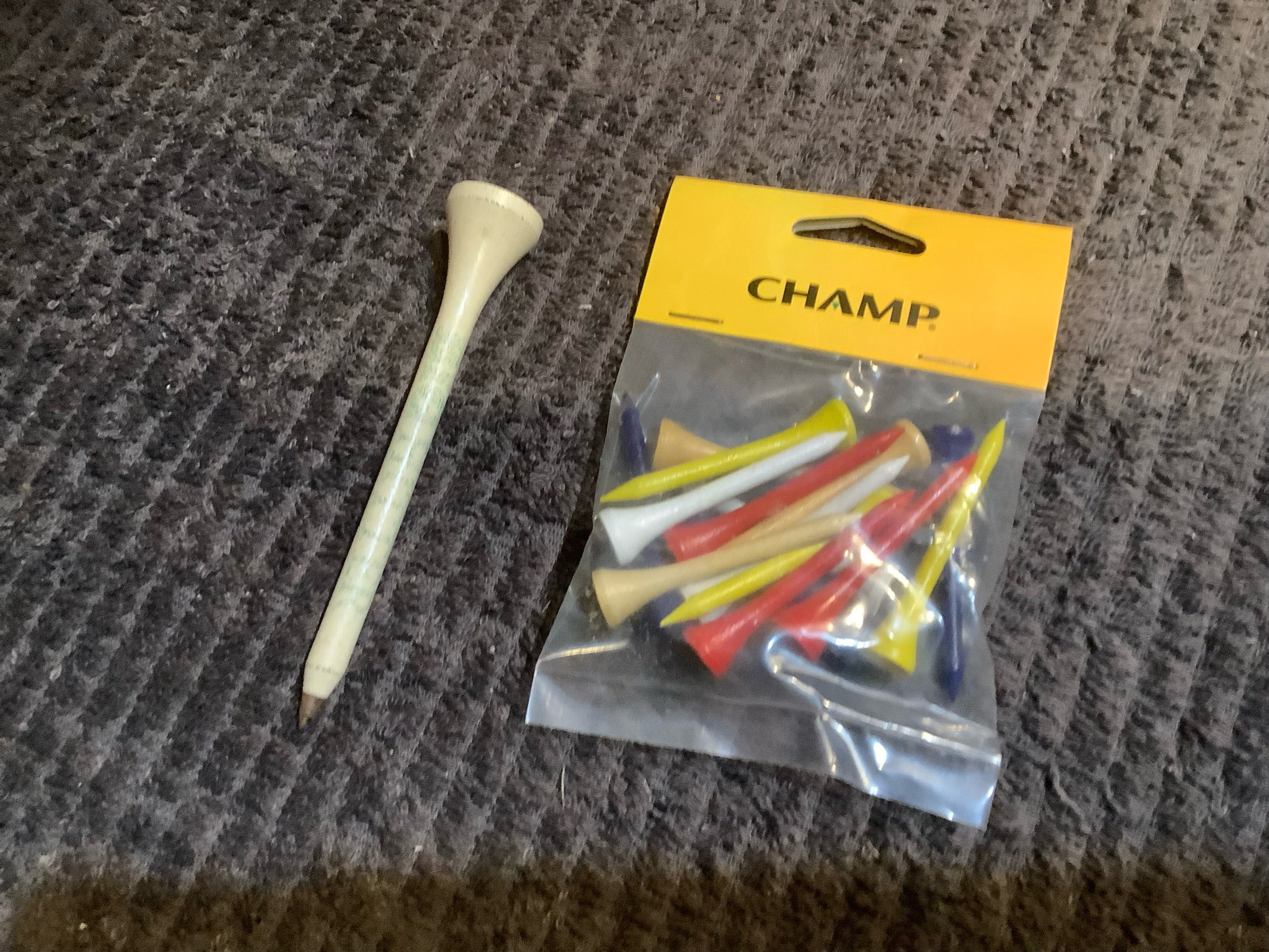 Champ Tee Set and Large Tee Shaped Pencil