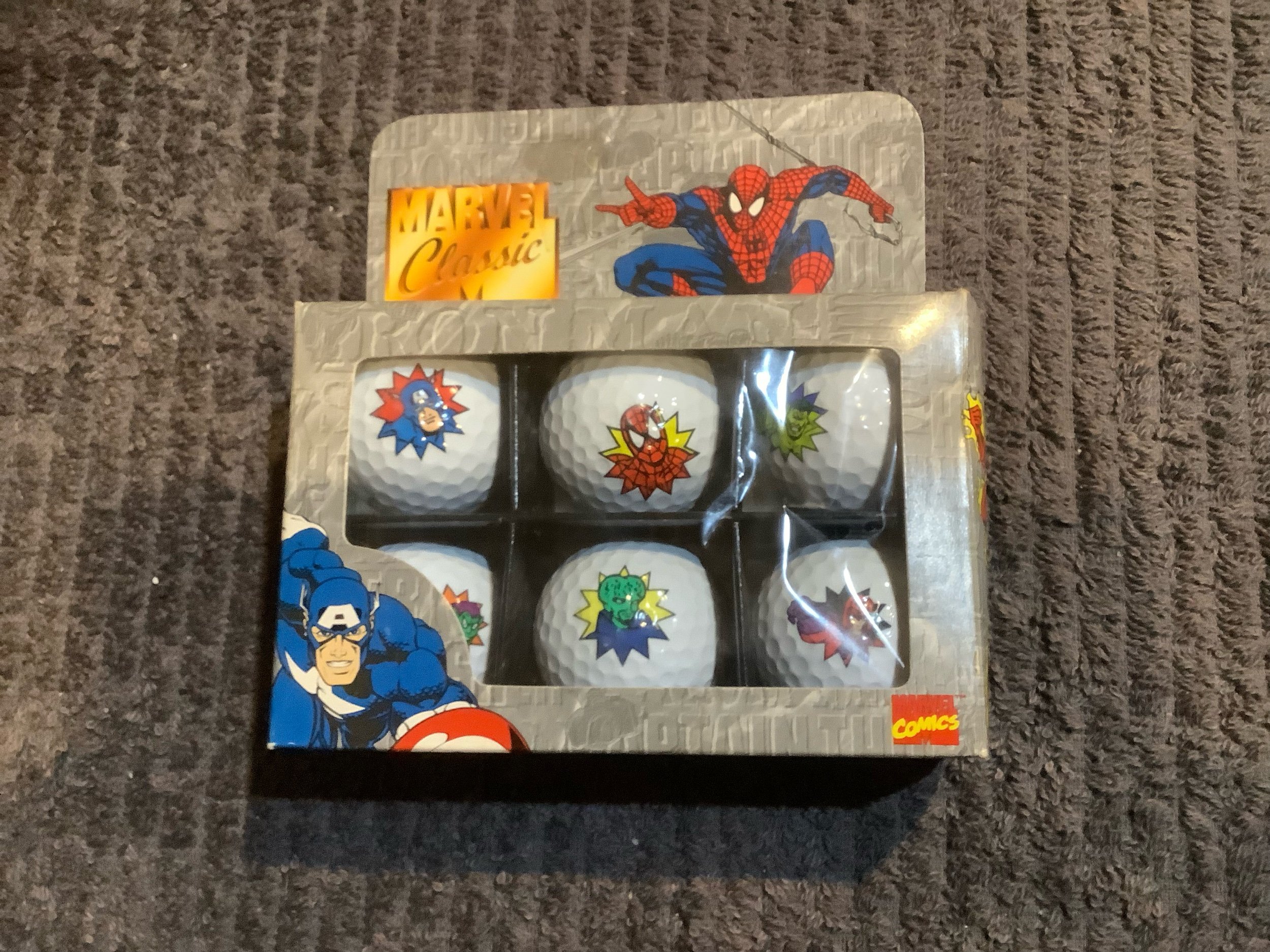Marvel Comics Characters 6 Ball Pack