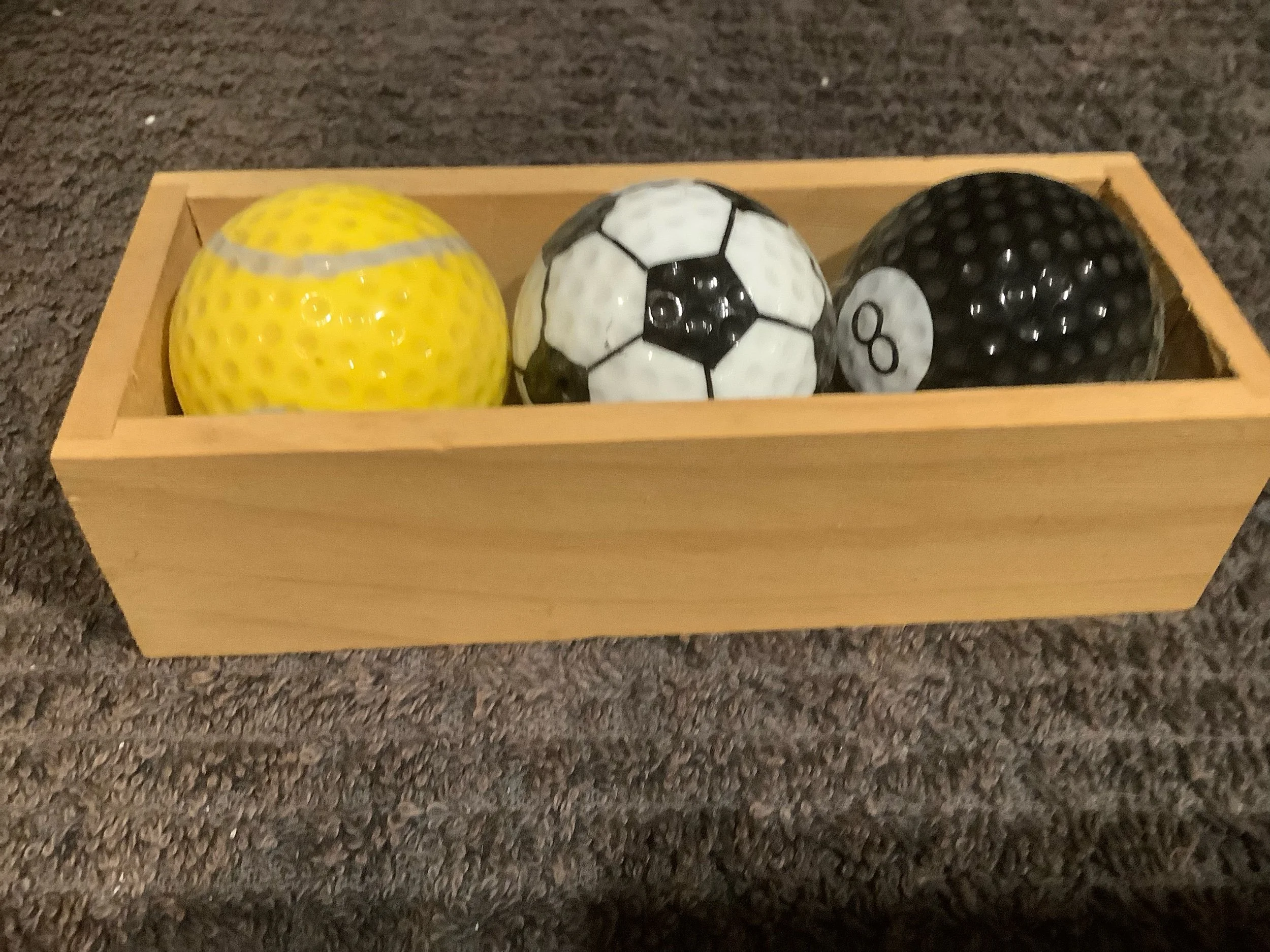 Three Ball Box Sports Golf Balls