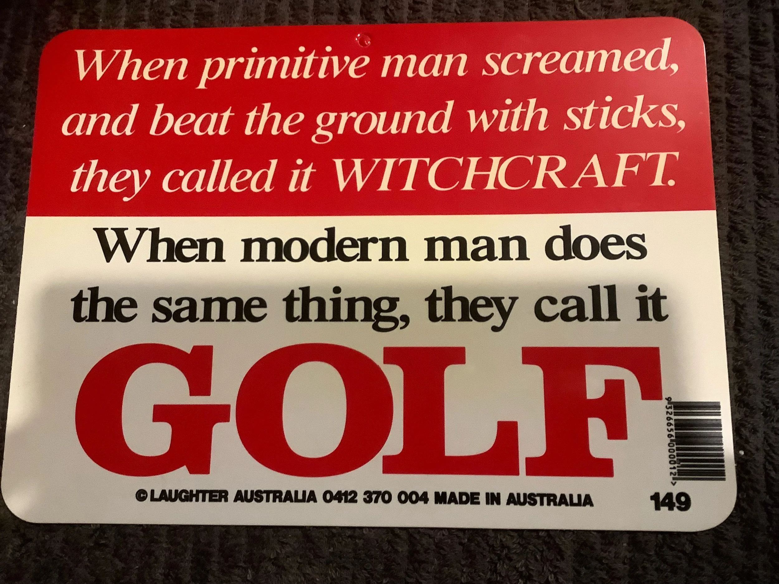 Amusing Golf Sign