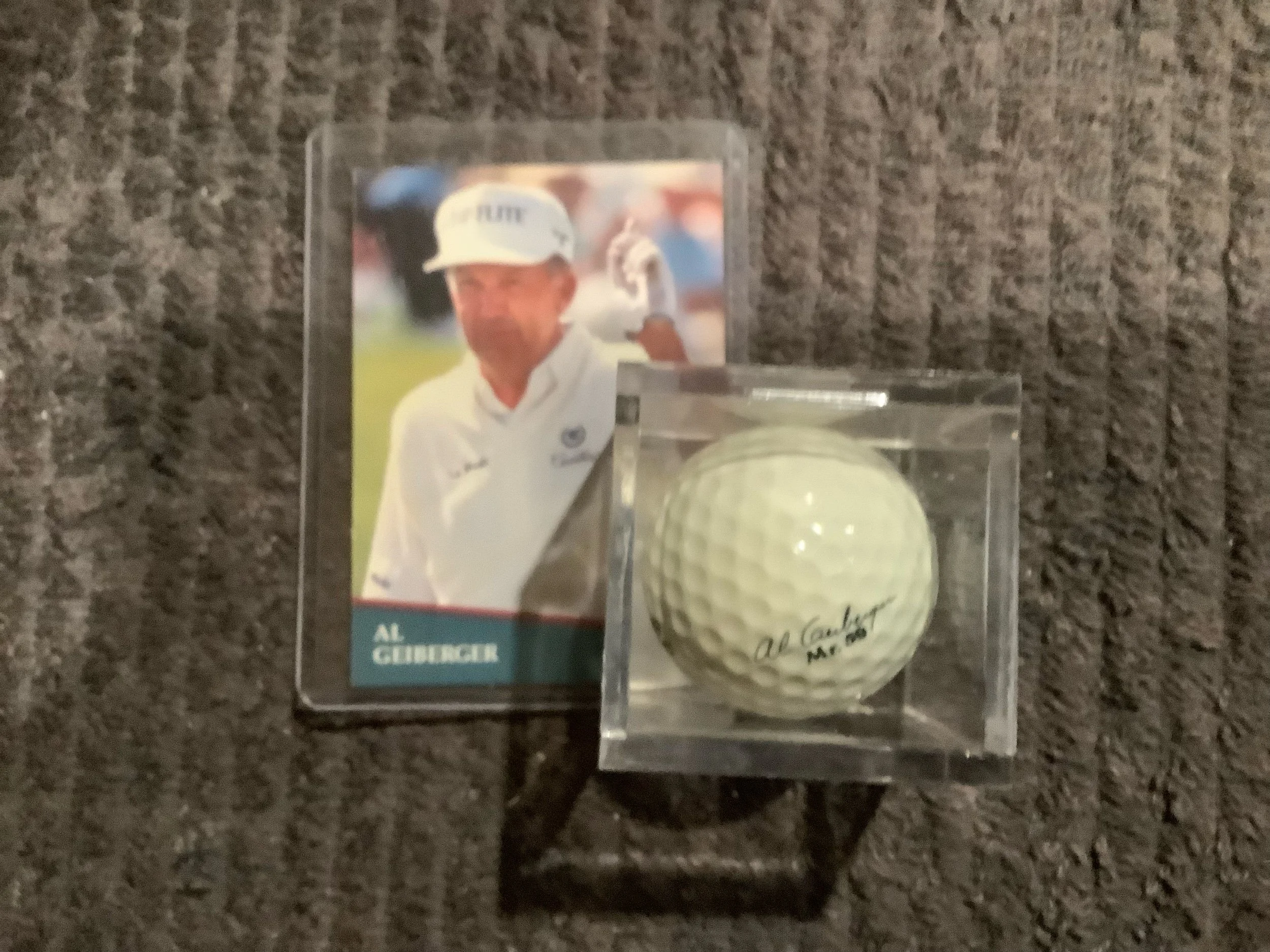 Al Geiberger Mr 59 Card and Signature Ball set