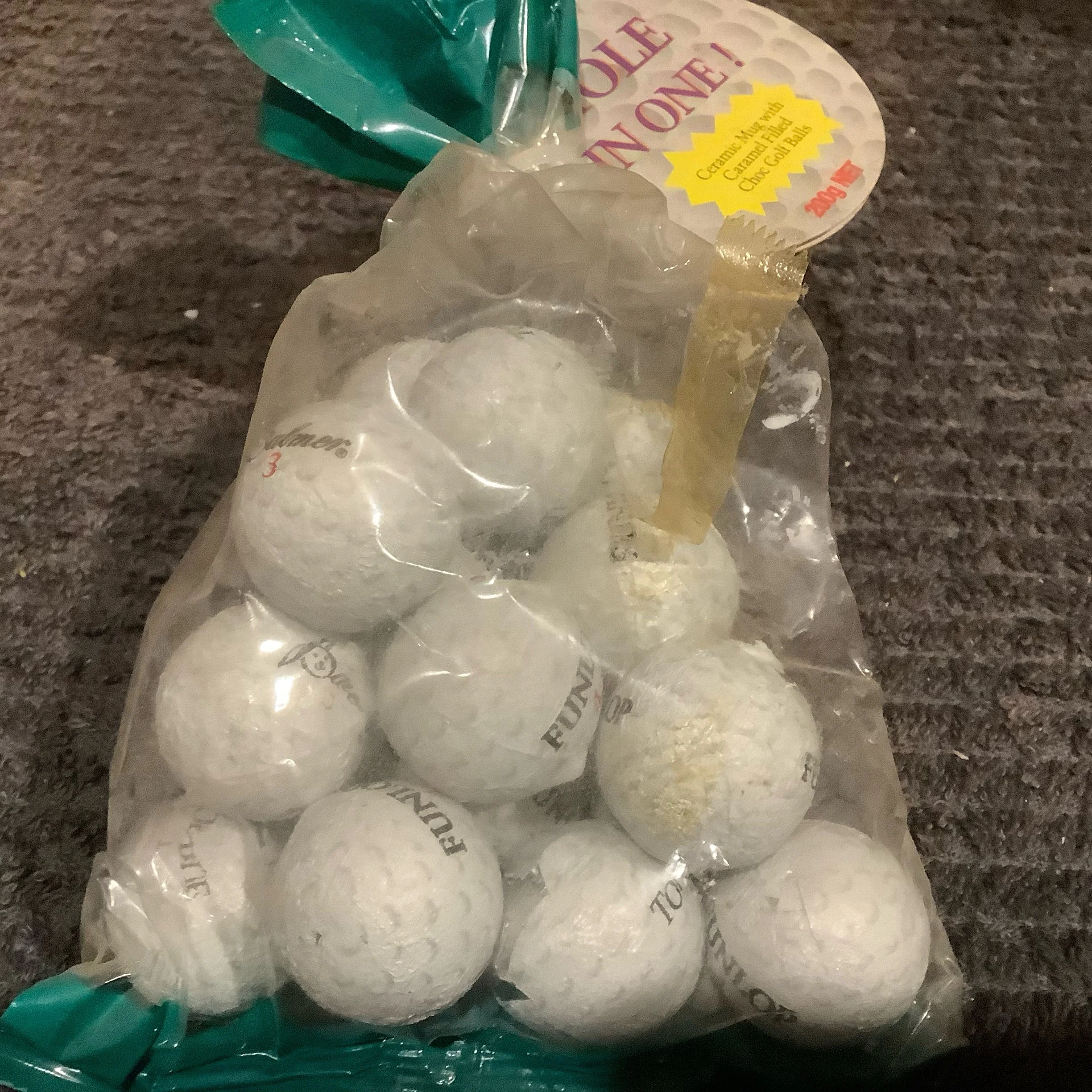 Hole in one Chocolate Golf Balls Gift Set
