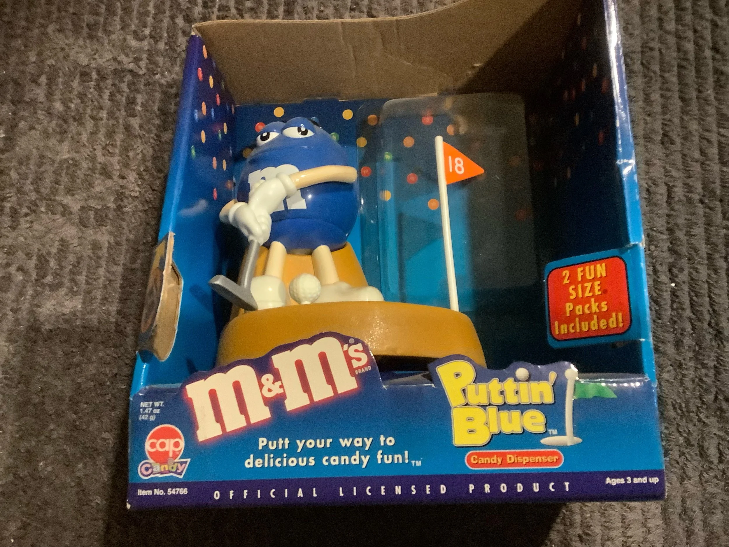 M & M’s Puttin Blue Toy Unopened 