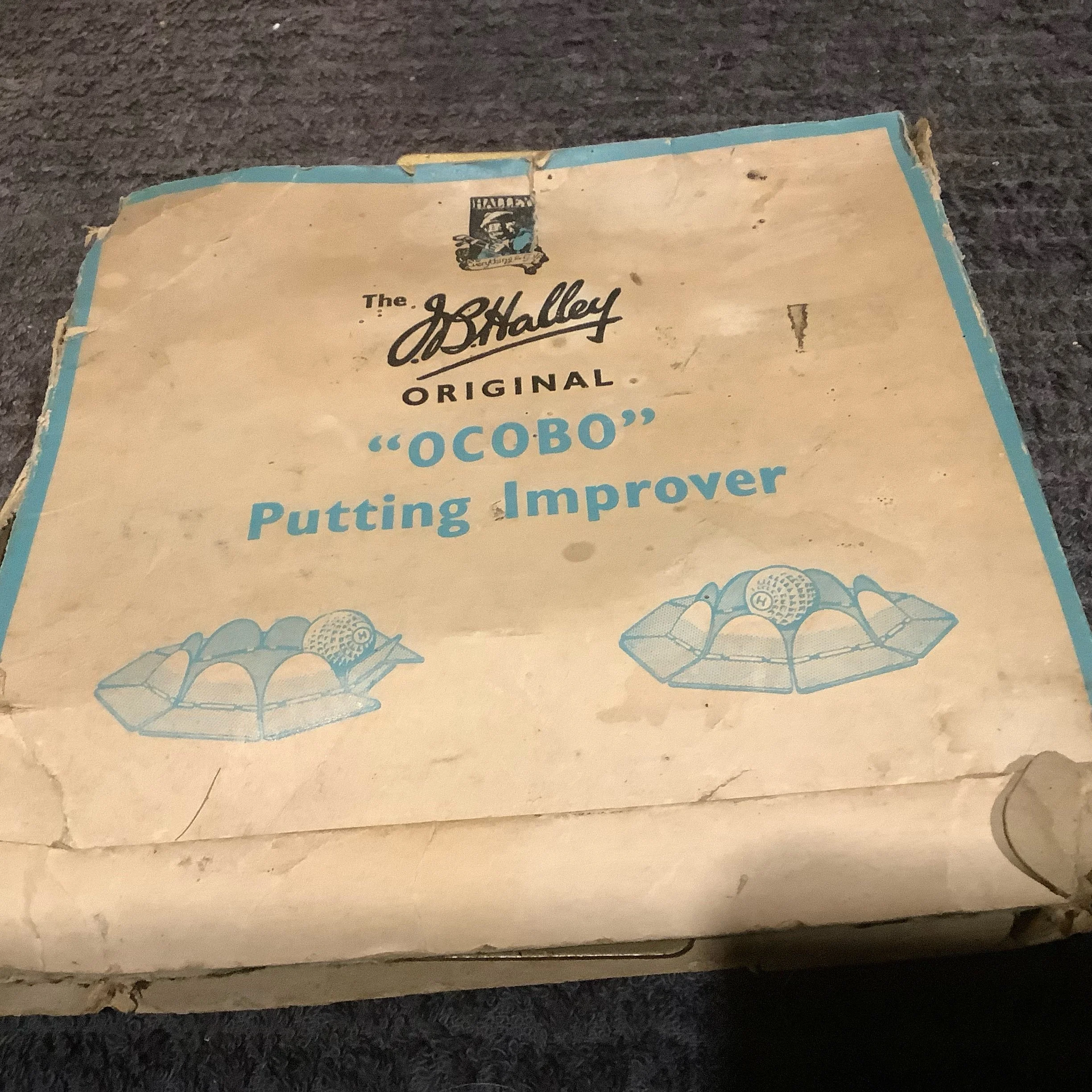 The JB Halley Original Ocobo Putting Improver in Original Box