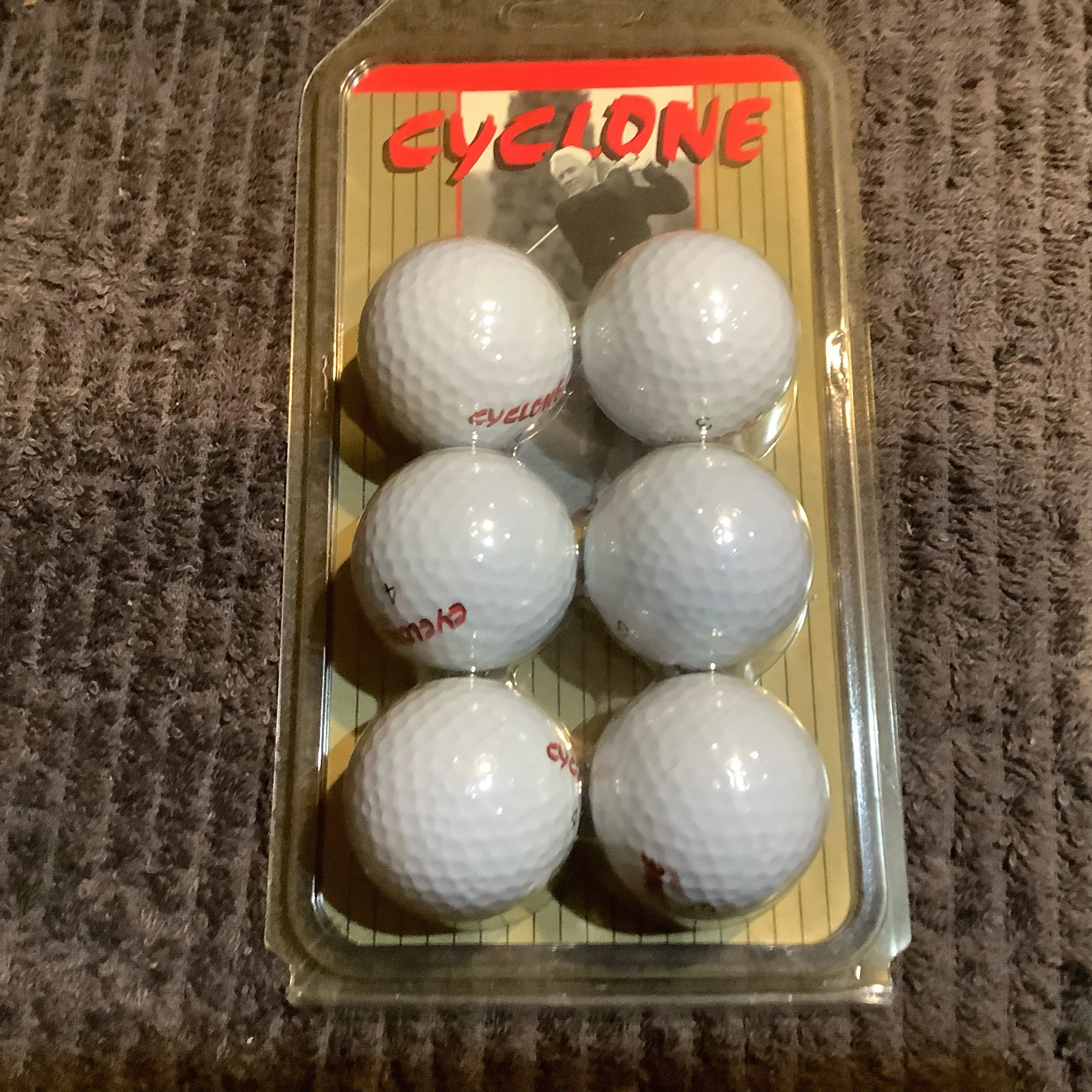 Sunset Golf Cyclone STM Pack of Six Balls
