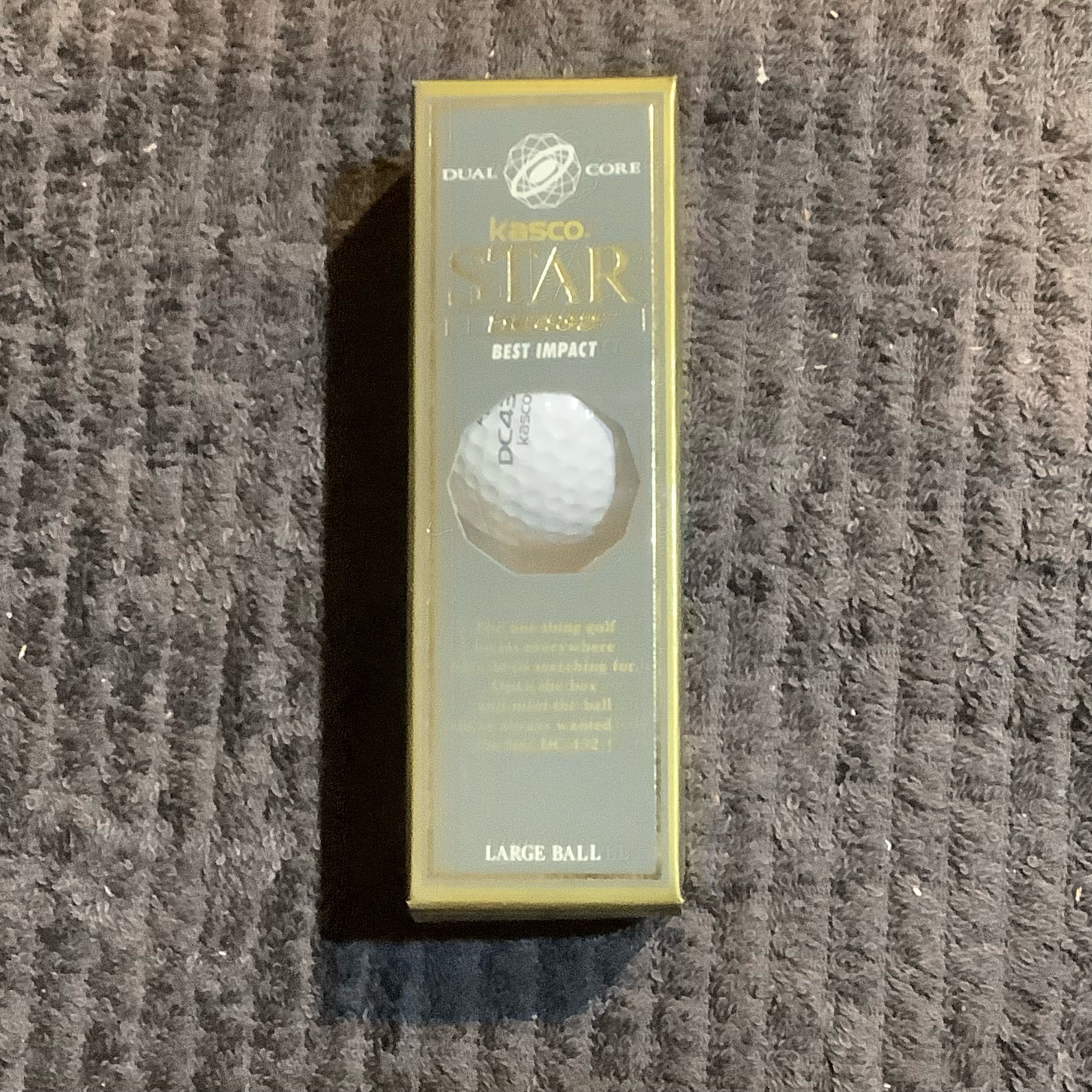 Kasco DC432 Star 3 Ball Sleeve containing 1 Ball