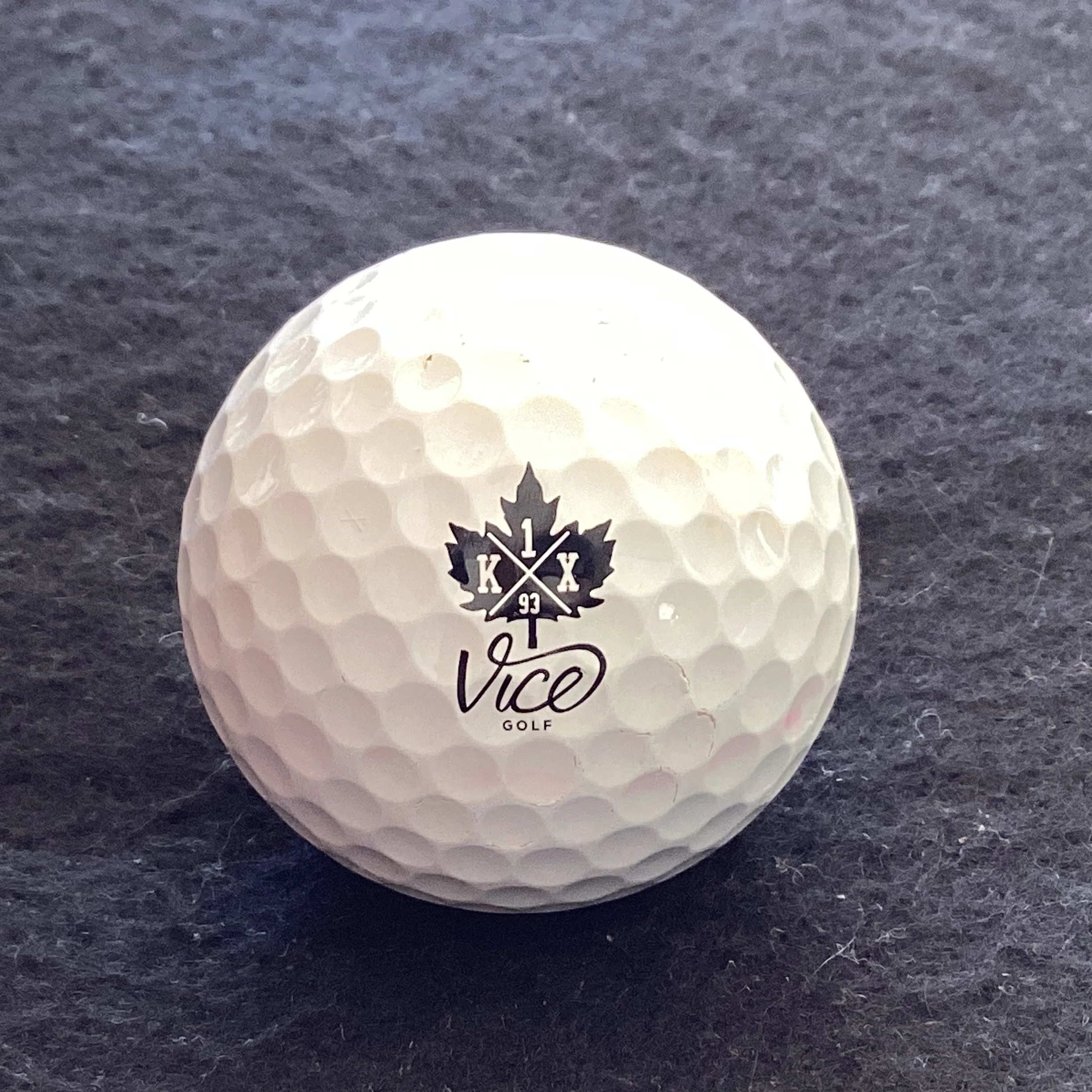 Vice Never Outgunned Special Edition logoball (revolver on reverse)