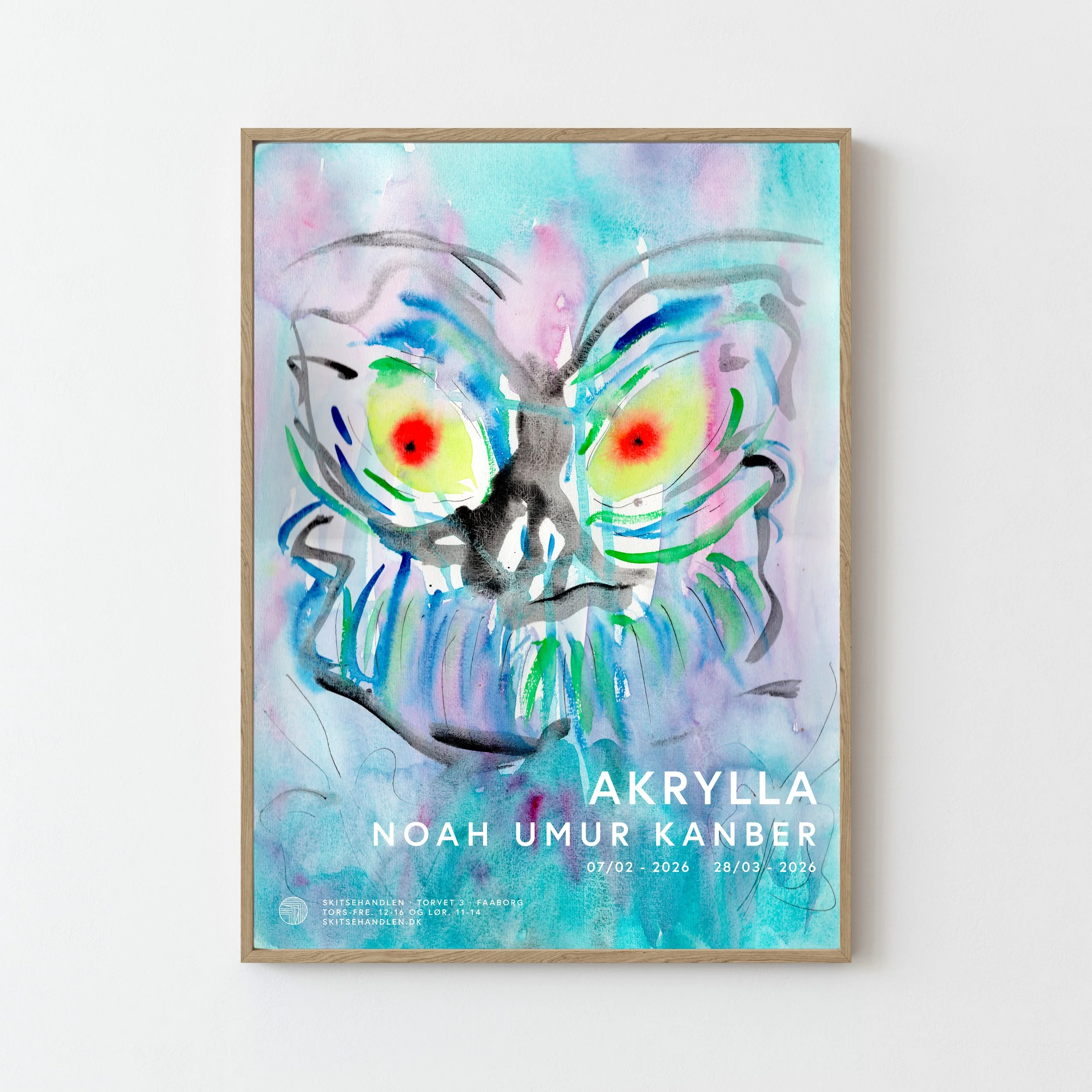 Noah Umur Kanber: Akrylla (Udstillingsplakat)