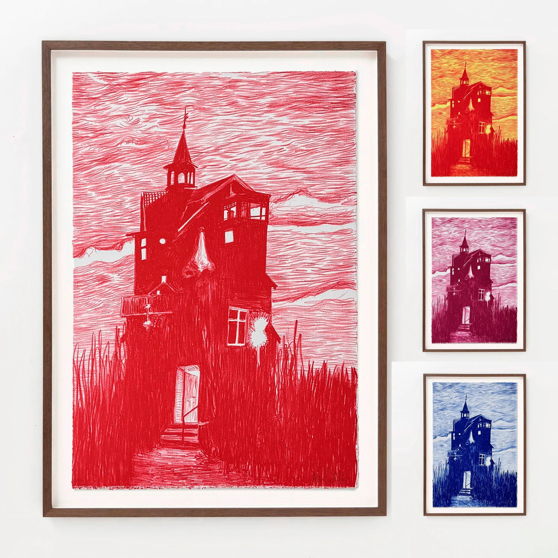 Morten Schelde: Dream Within A Dream (House), 2025 (med/uden ramme)