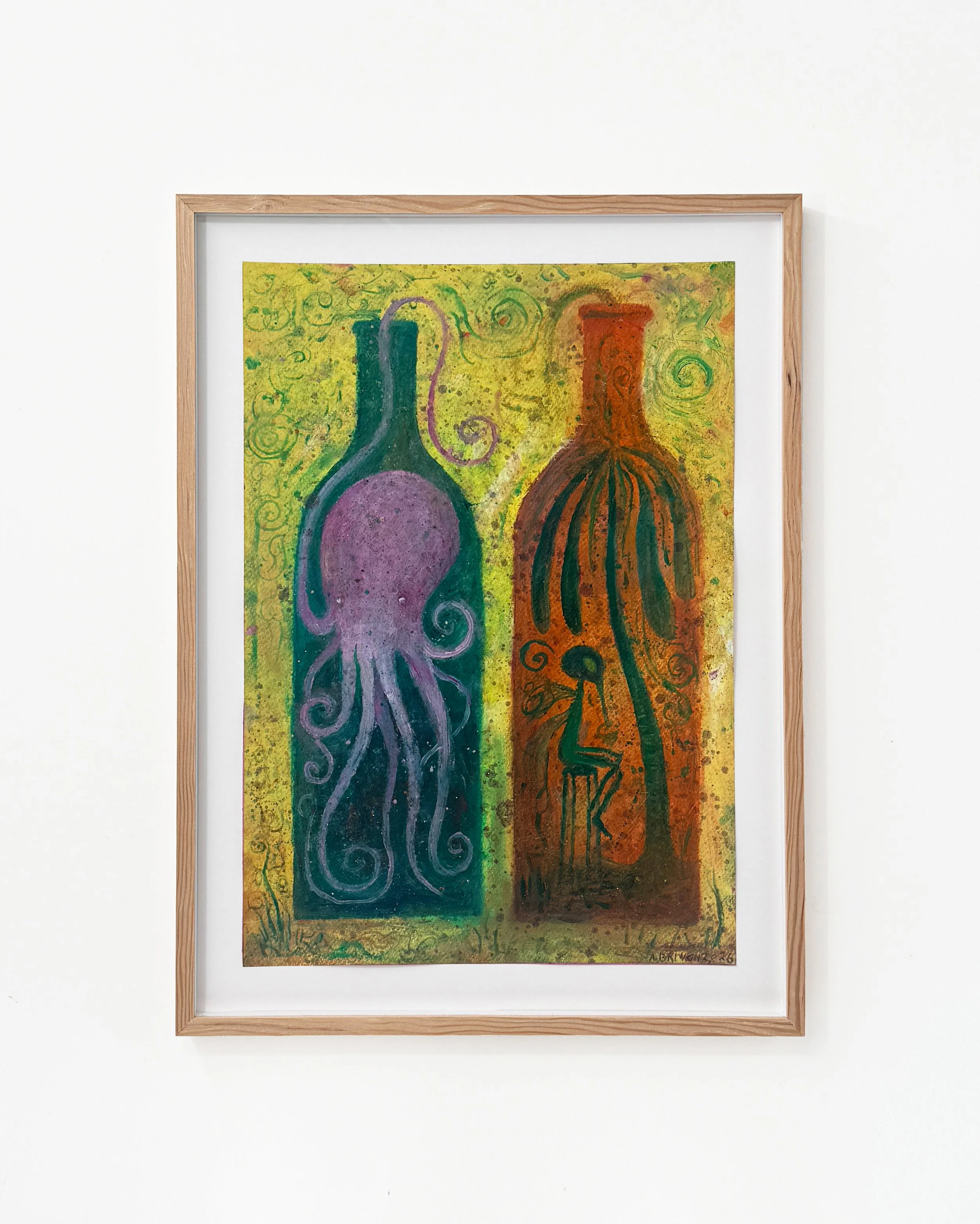 Anders Brinch:  Self-portrait no. 5 (Alcohol and Alchemy), 2026