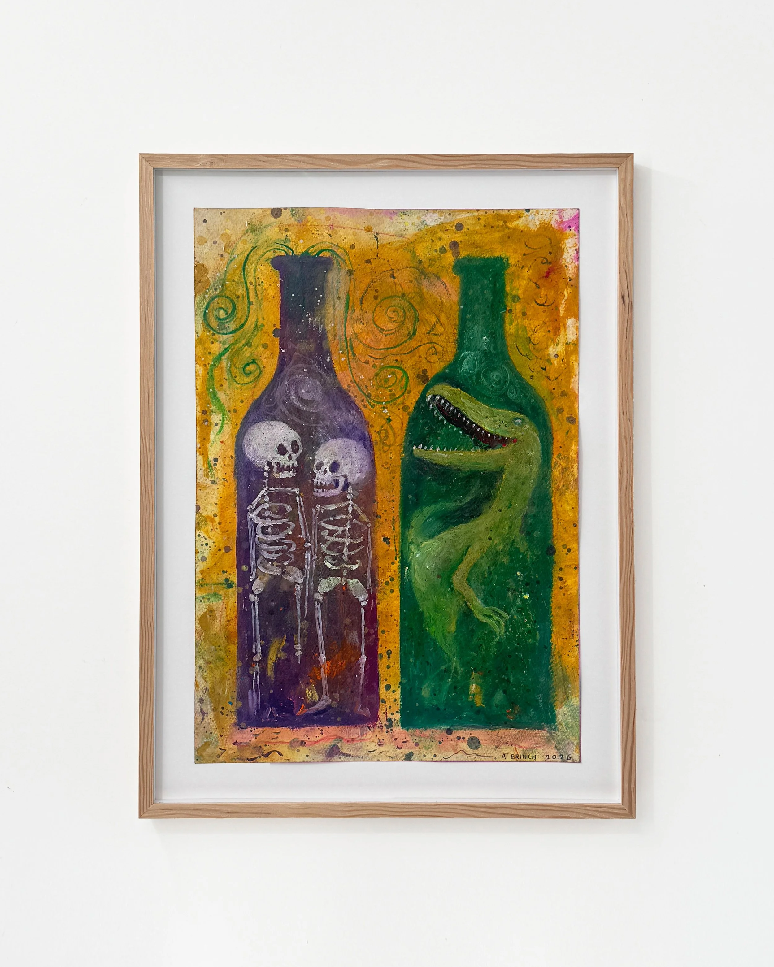 Anders Brinch:  Self-portrait no. 1 (Alcohol and Alchemy), 2026