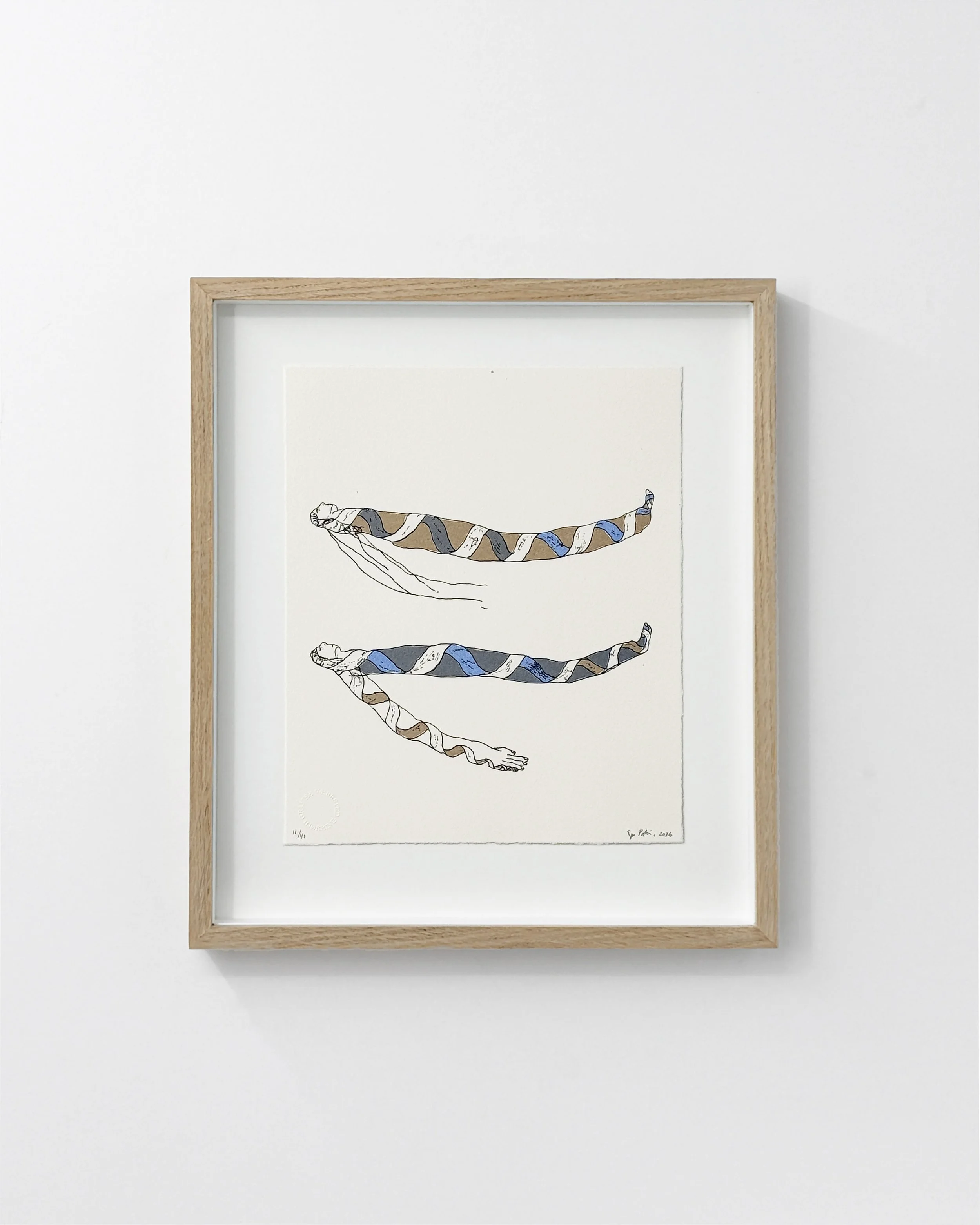 Signe Parkins: Rotationer, 2026 (inkl. indramning)