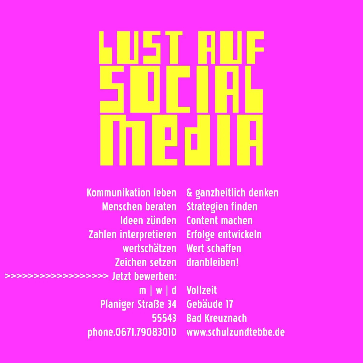 LUST AUF SOCIAL MEDIA