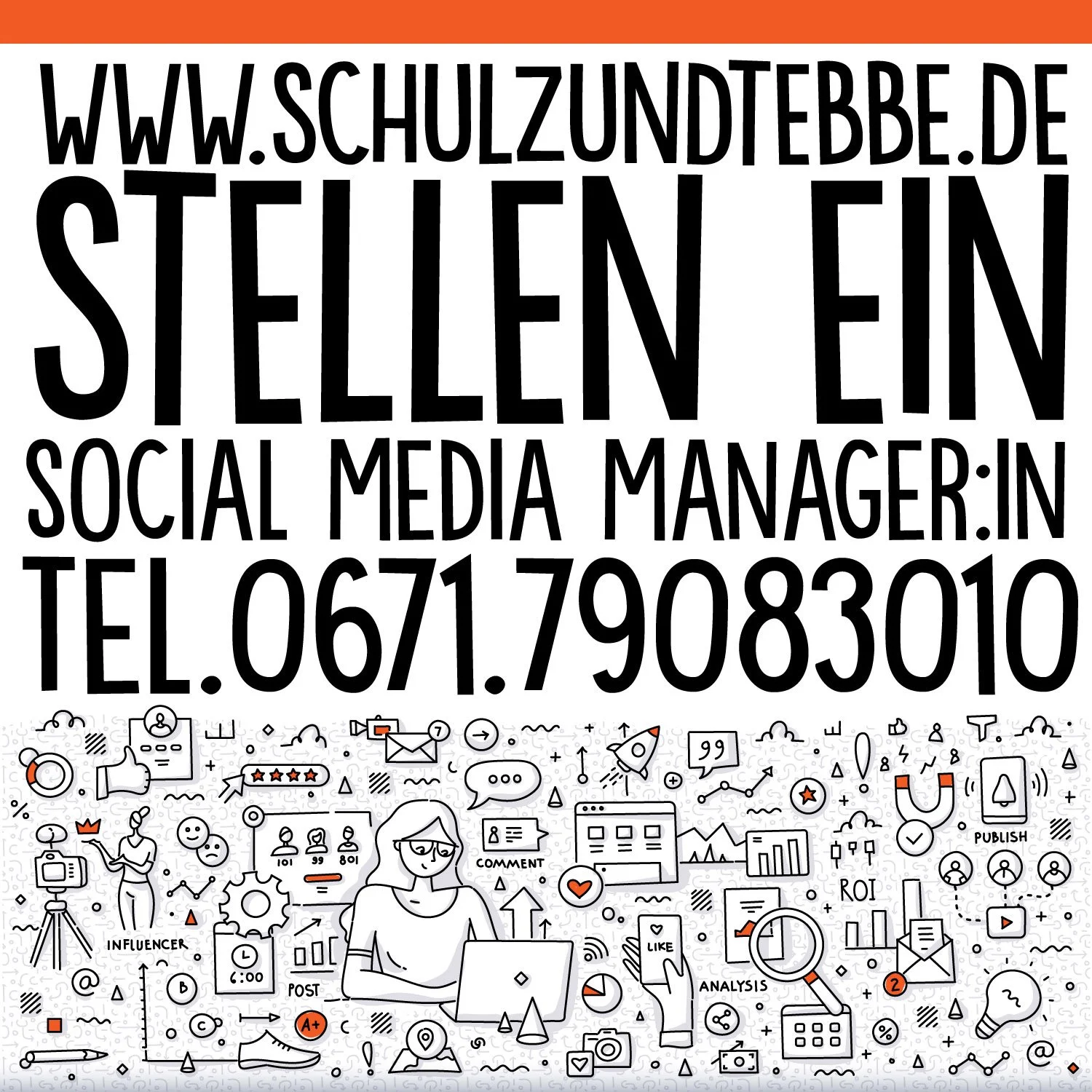 WIR STELLEN EIN: SOCIAL media manager:in