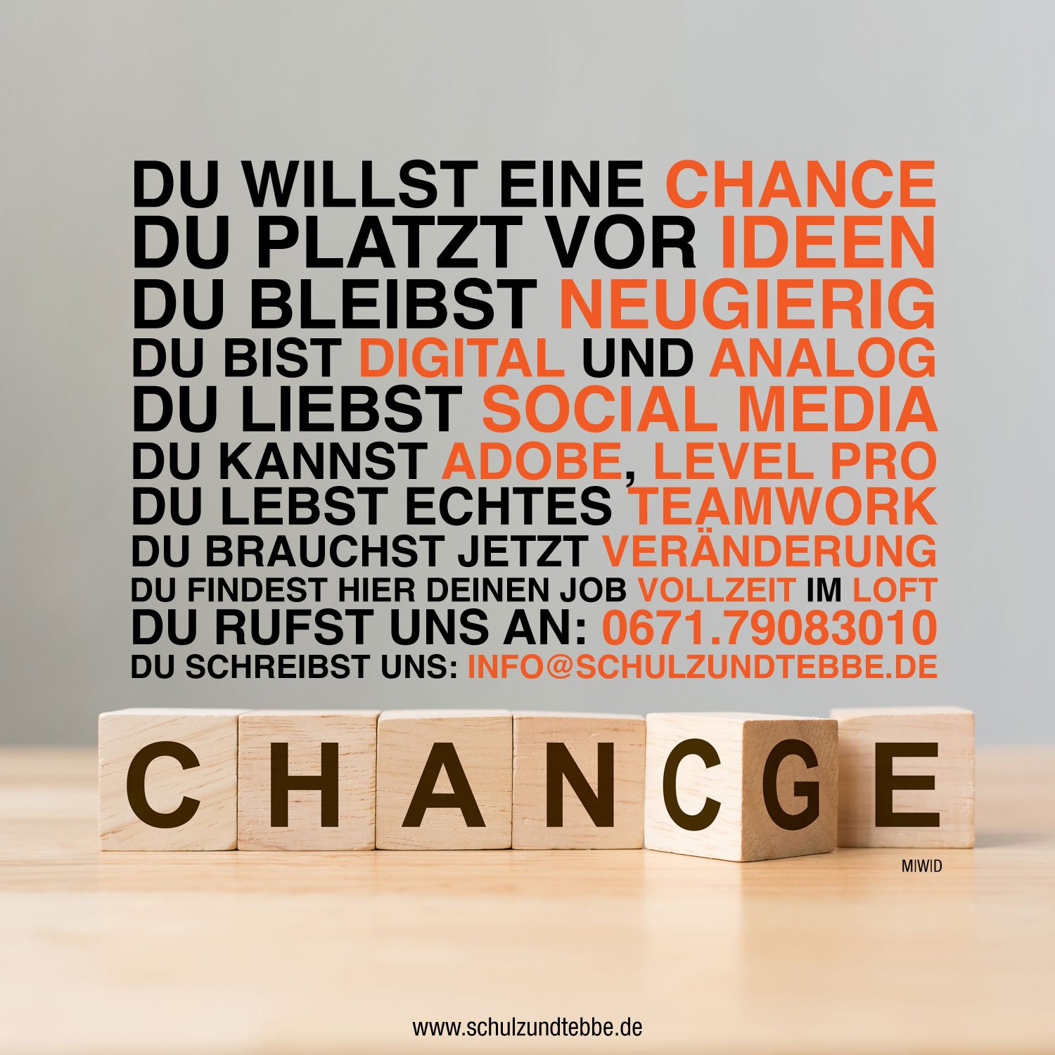CHANCE 2023 ... mach doch mal mit!