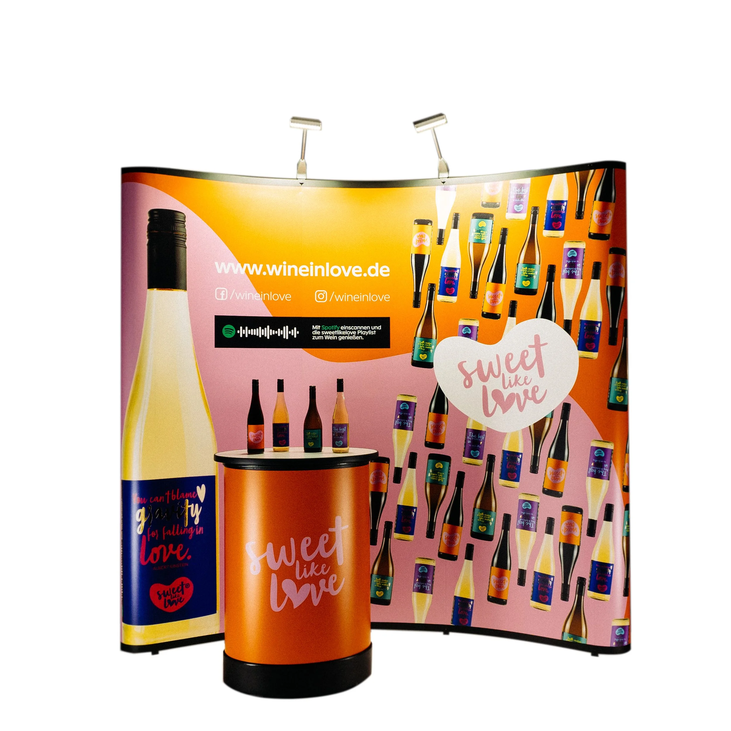 Professionelle Aufsteller für die nächste Weinmesse