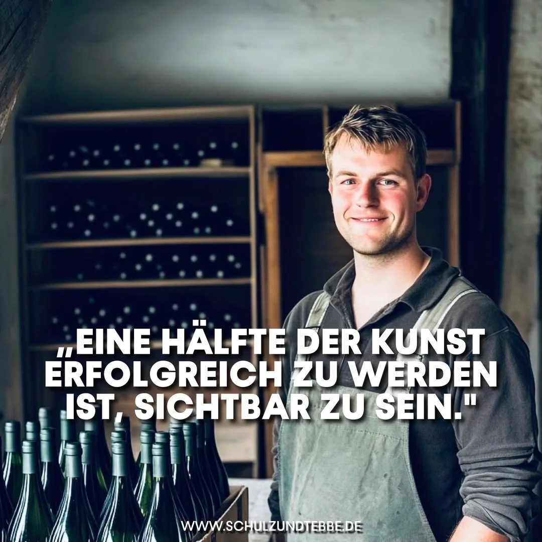 „Eine Hälfte der Kunsterfolgreich zu werdenist, sichtbar zu sein."