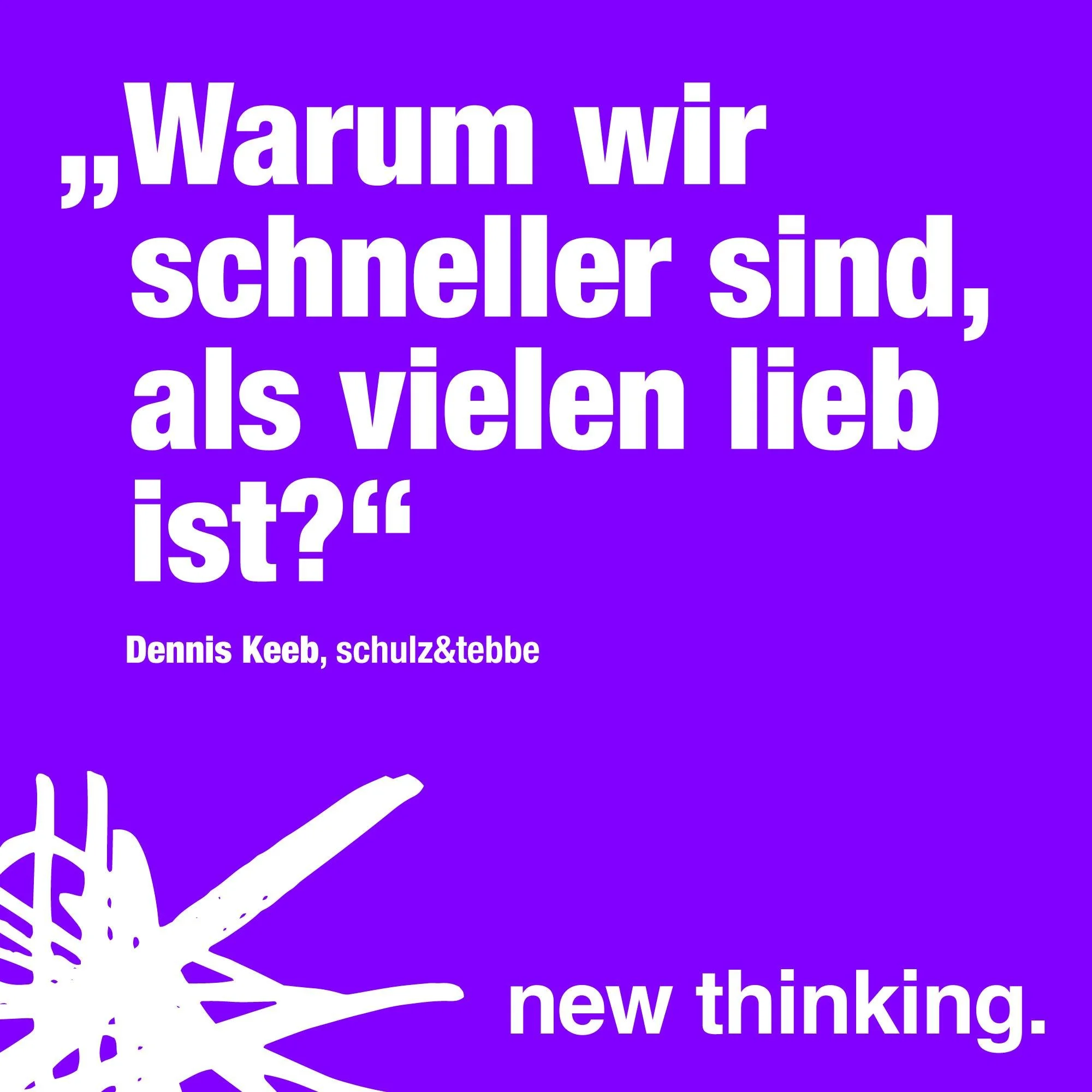 New Thinking ist kein Buzzword